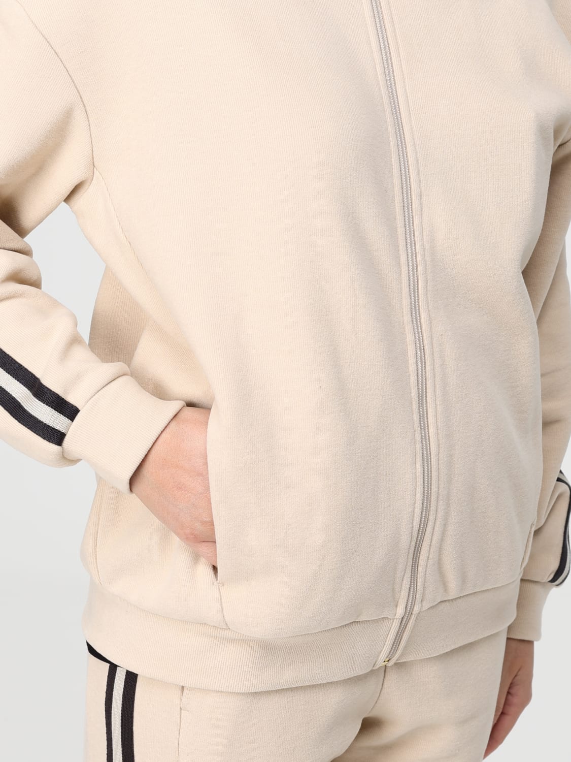 EA7 FELPA: Felpa EA7 in tessuto tecnico , Beige - Img 5