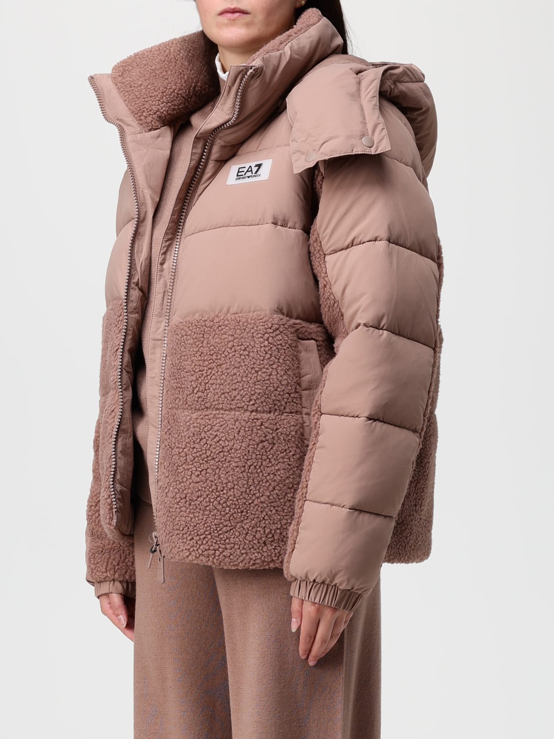 EA7 JACKET: Jacket woman Ea7, Pink - Img 4