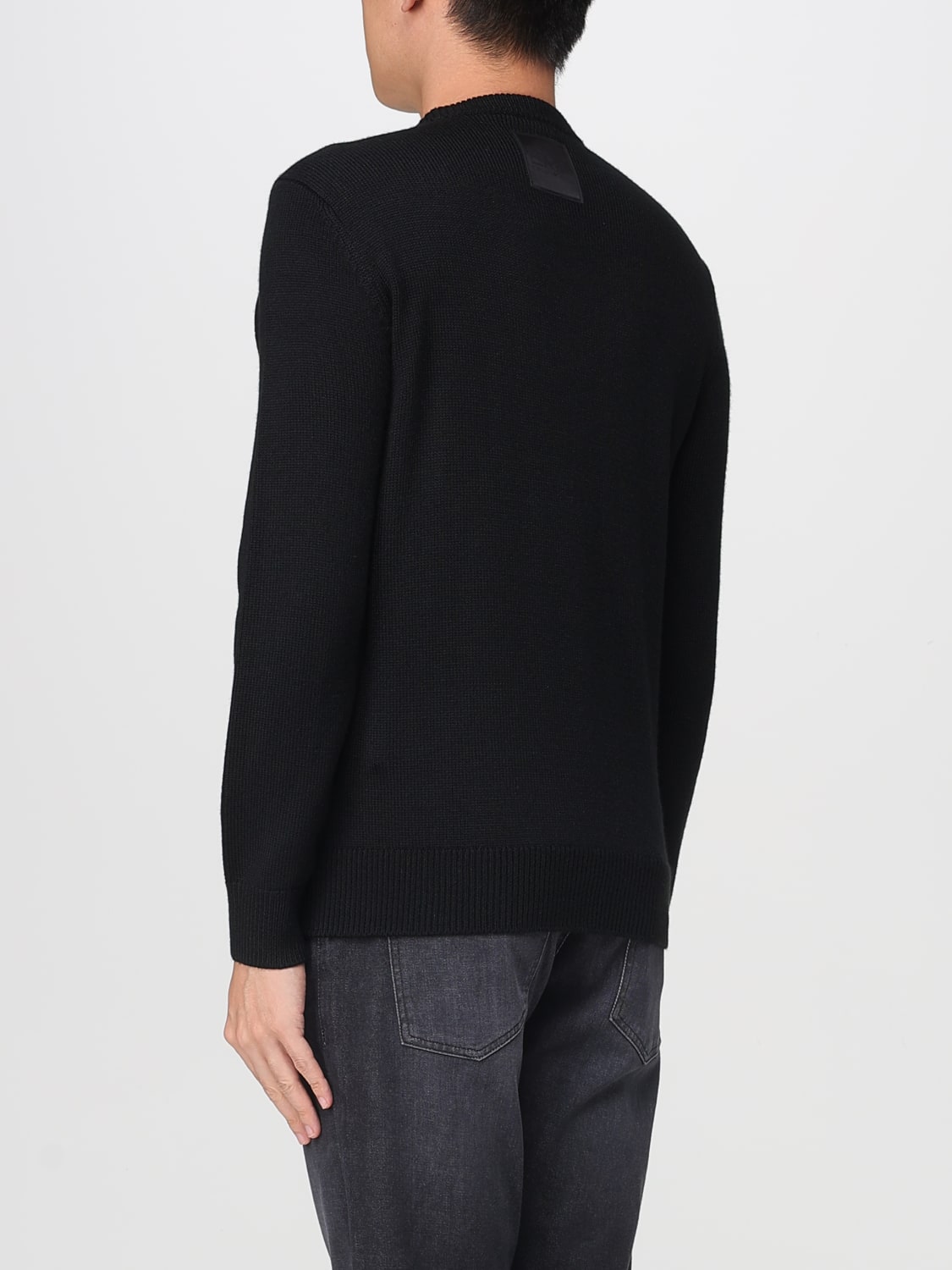 EA7 毛衣: 毛衣 男士 Ea7, 黑色 - Img 2