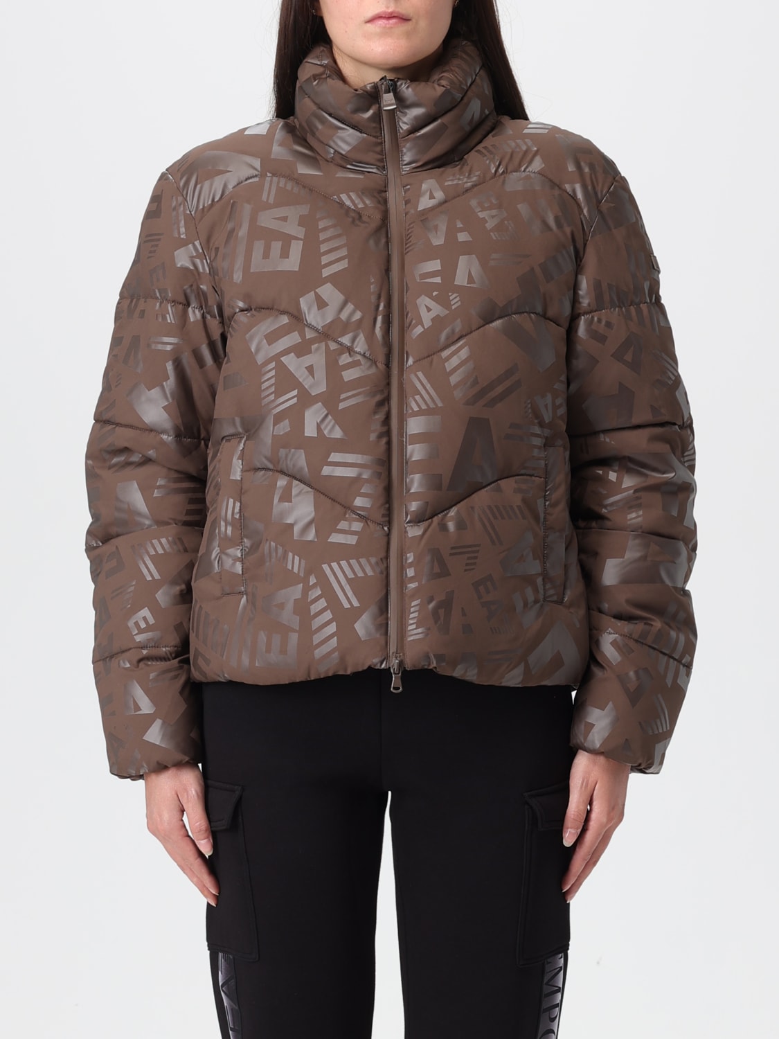 EA7 VESTE: Veste femme Ea7, Marron - Img 1