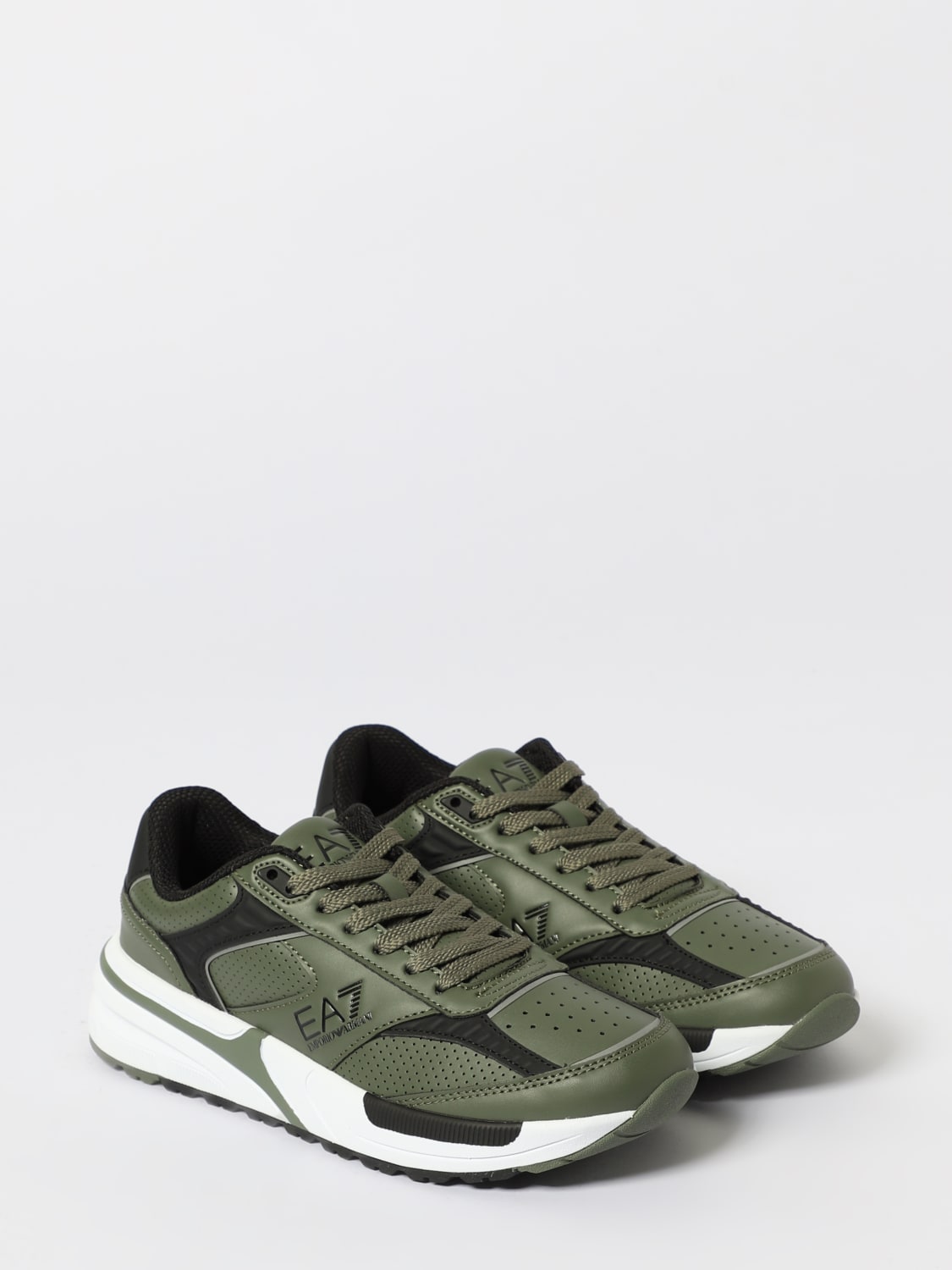 EA7 SNEAKERS: Sneakers men Ea7, Green - Img 2