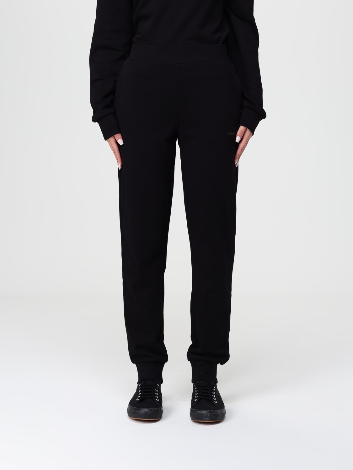 EA7 PANTALONI: Pantalone EA7 in misto cotone , Nero - Img 1