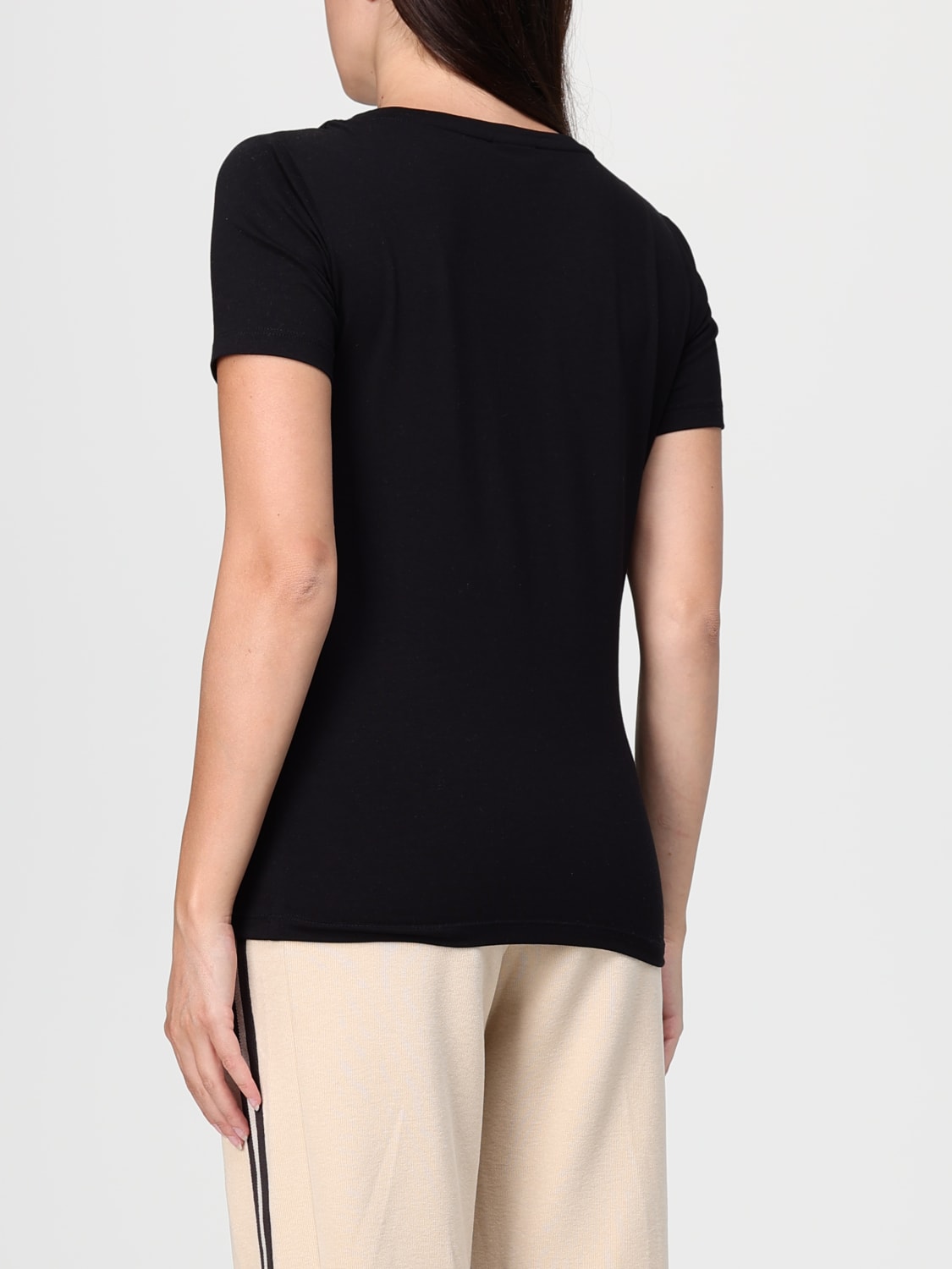 EA7 T-SHIRT: T-shirt damen Ea7, Schwarz - Img 2