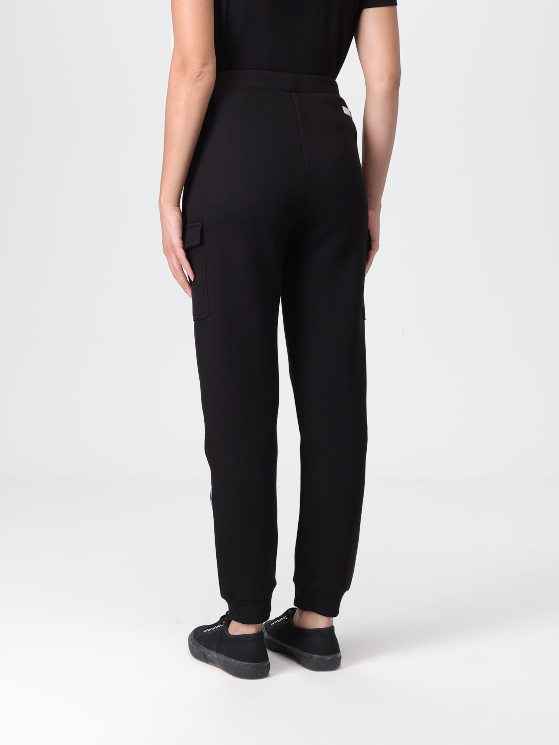 EA7 裤子: 裤子 女士 Ea7, 黑色 - Img 3