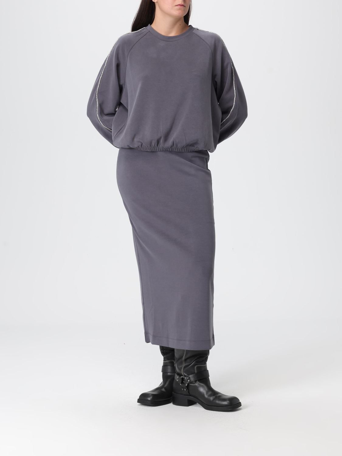 EA7 SUDADERA: Sudadera mujer Ea7, Gris - Img 2