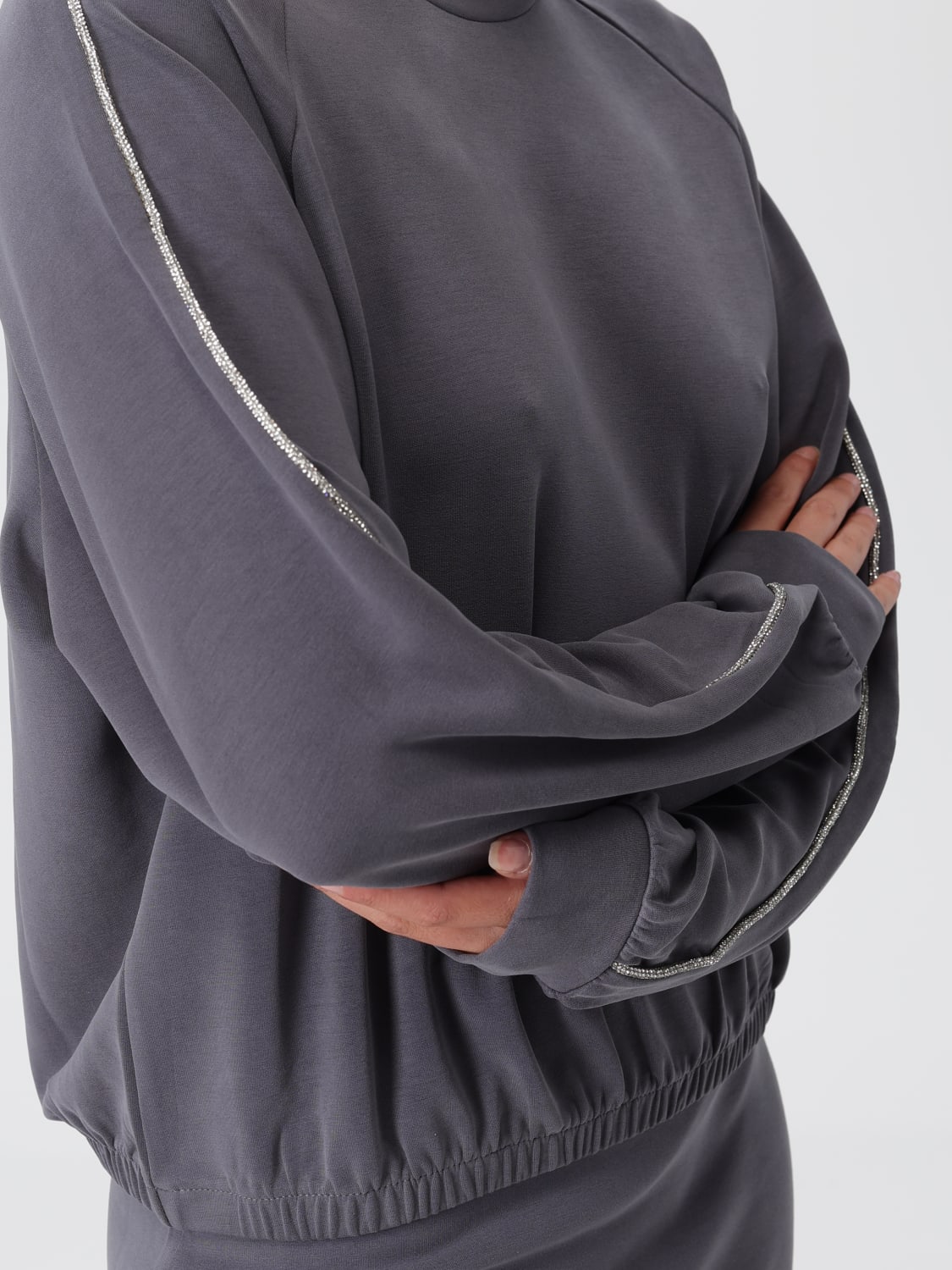 EA7 SUDADERA: Sudadera mujer Ea7, Gris - Img 4