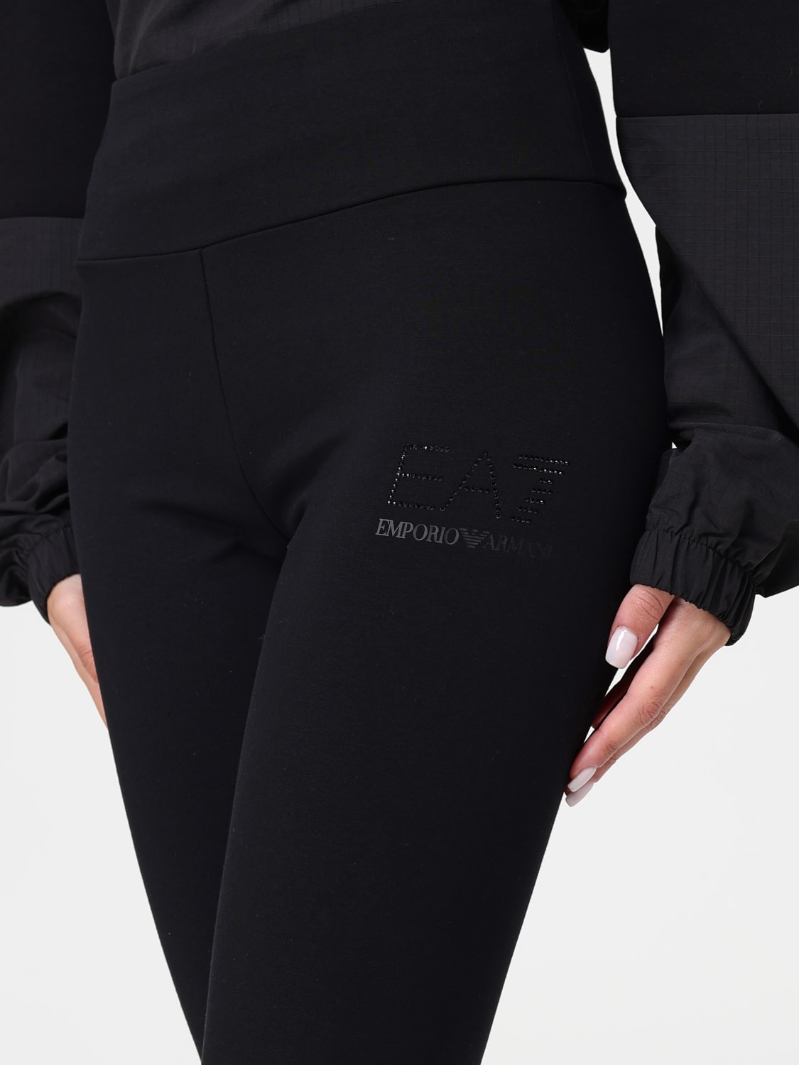 EA7 PANTS: Pants woman Ea7, Black - Img 3