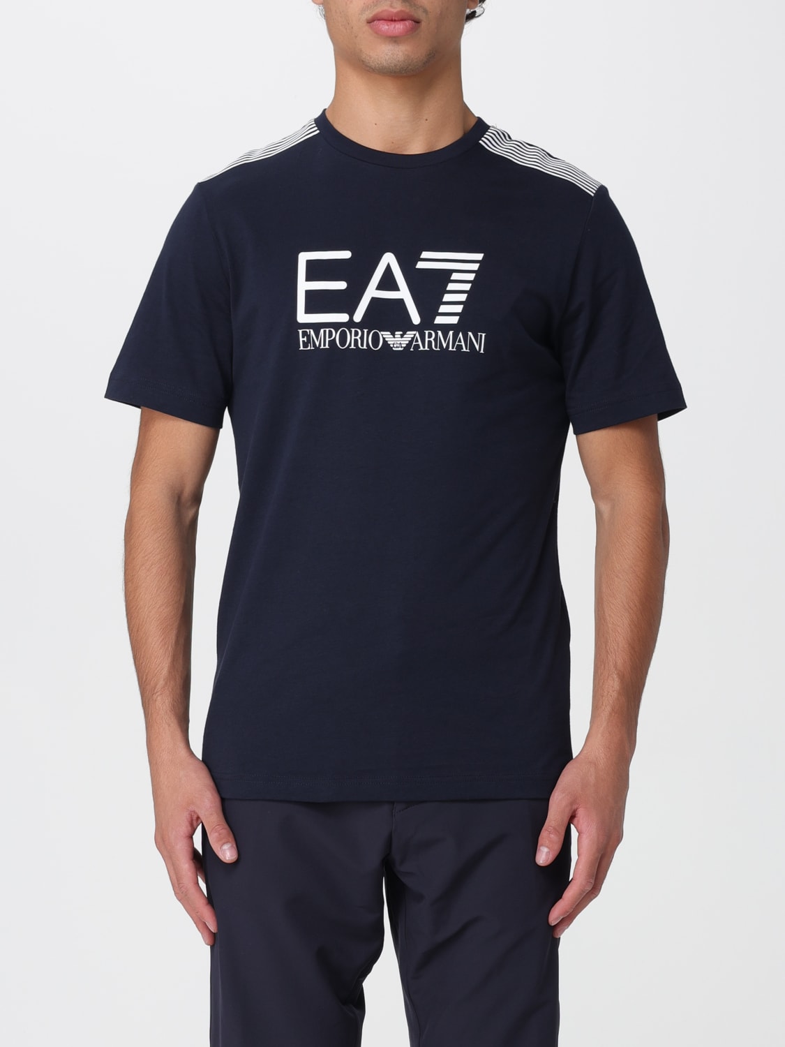 EA7 T-SHIRT: T-shirt men Ea7, Blue - Img 1