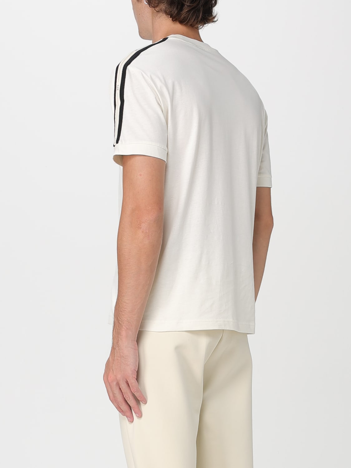 EA7 T-SHIRT: T-shirt men Ea7, Yellow Cream - Img 2