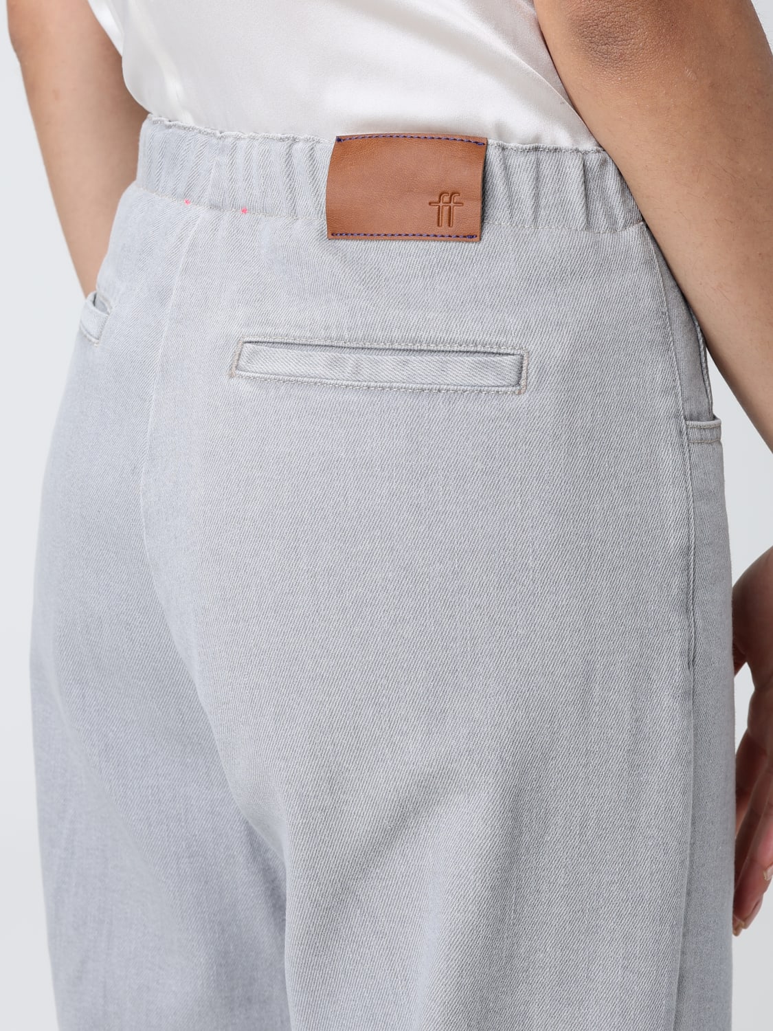 FORTE FORTE VAQUEROS: Pantalón mujer Forte Forte, Blanco - Img 3