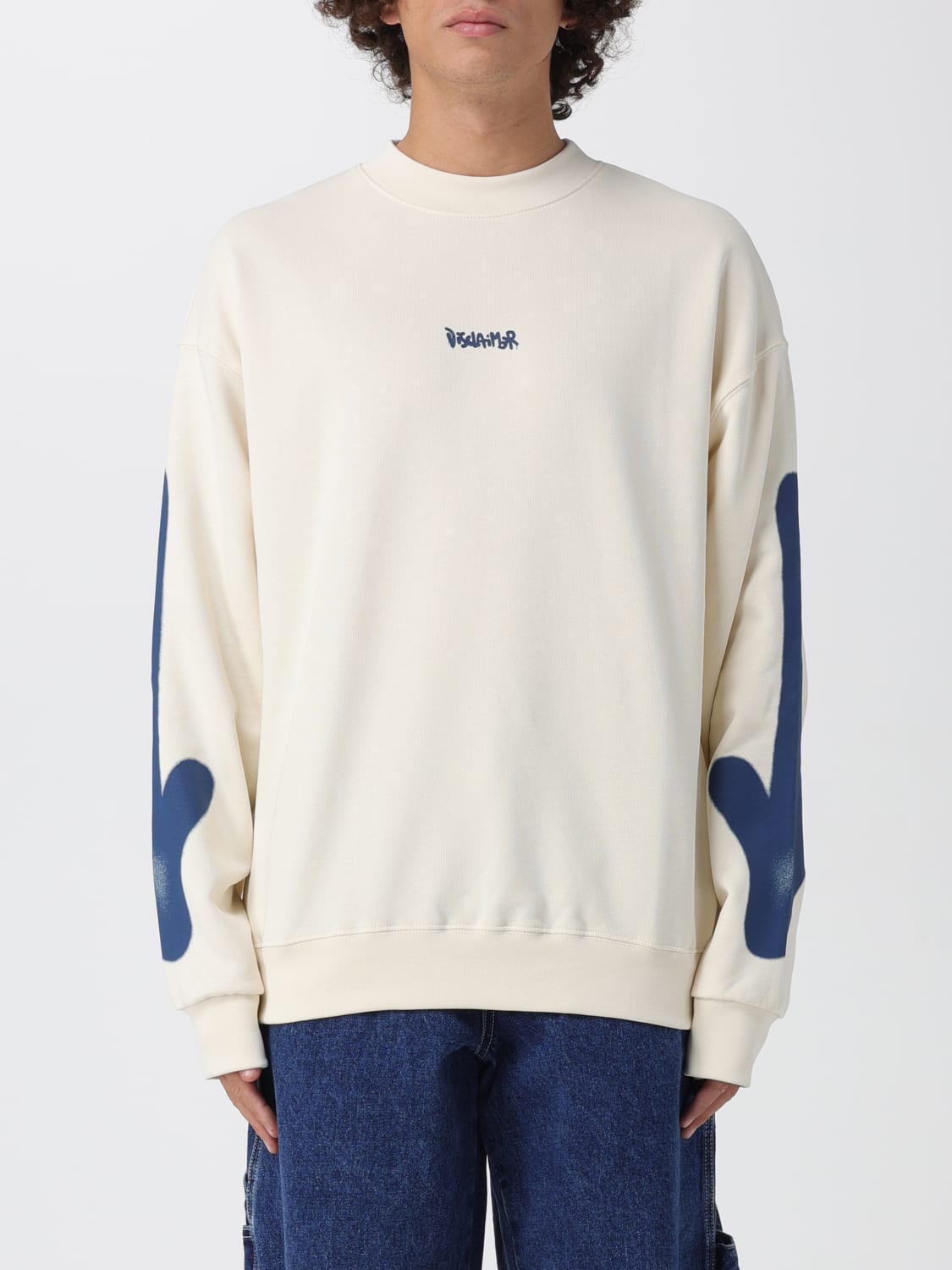 DISCLAIMER SWEATSHIRT: Pullover herren Disclaimer, Schwarz - Img 1