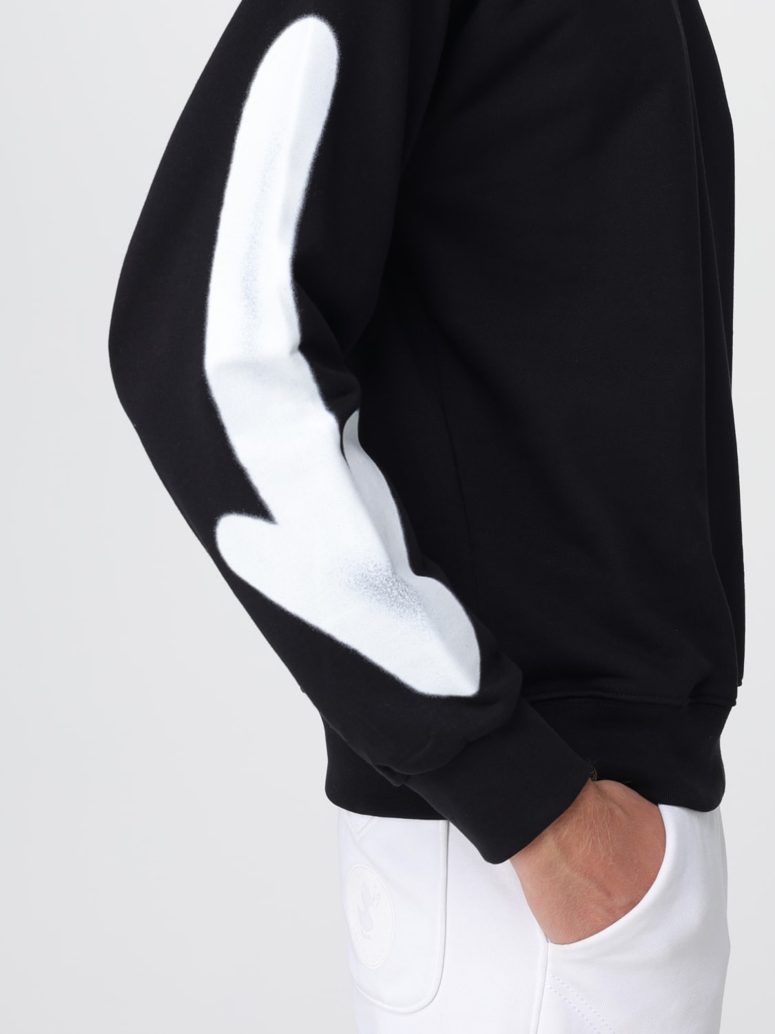 DISCLAIMER SWEATSHIRT: Pull homme Disclaimer, Lait - Img 3