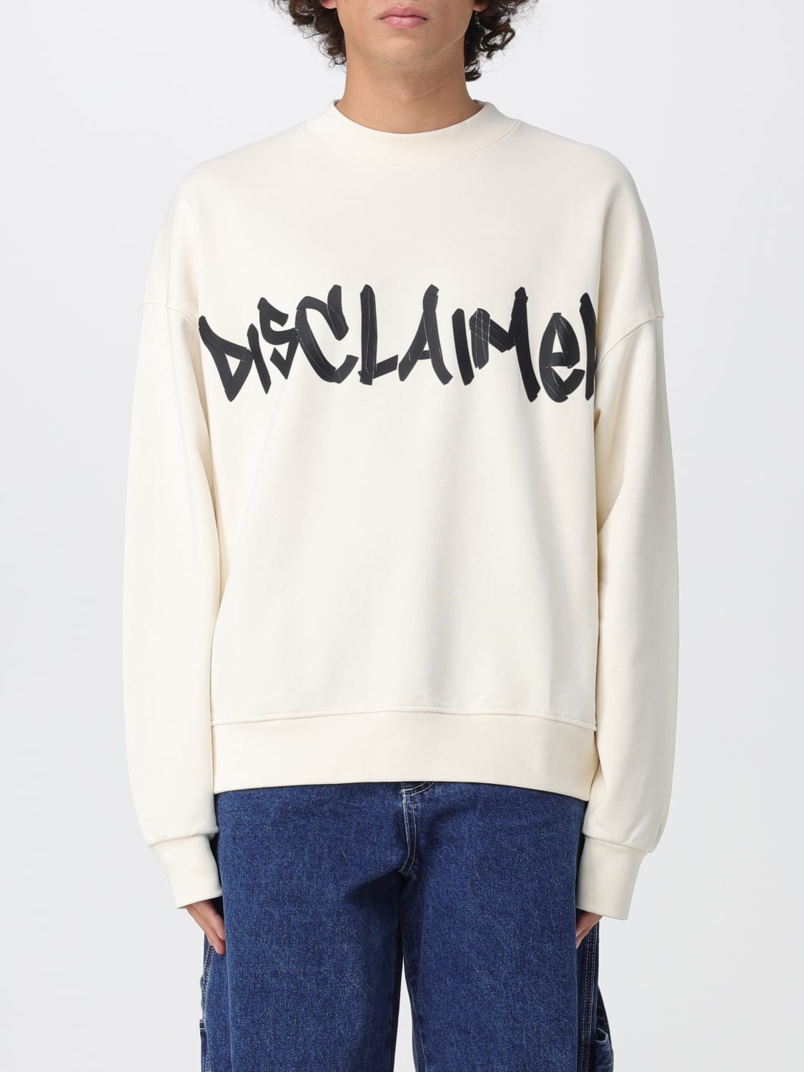 DISCLAIMER SWEATSHIRT: Pullover herren Disclaimer, Milch - Img 1