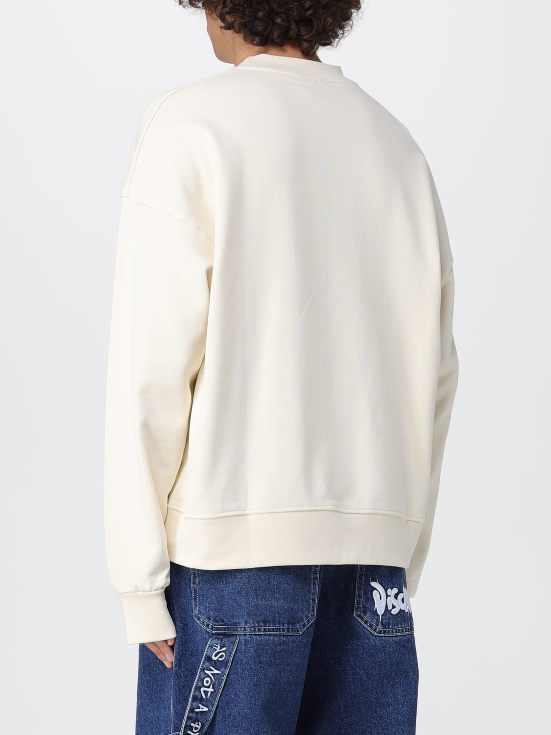 DISCLAIMER SWEATSHIRT: Pullover herren Disclaimer, Milch - Img 2