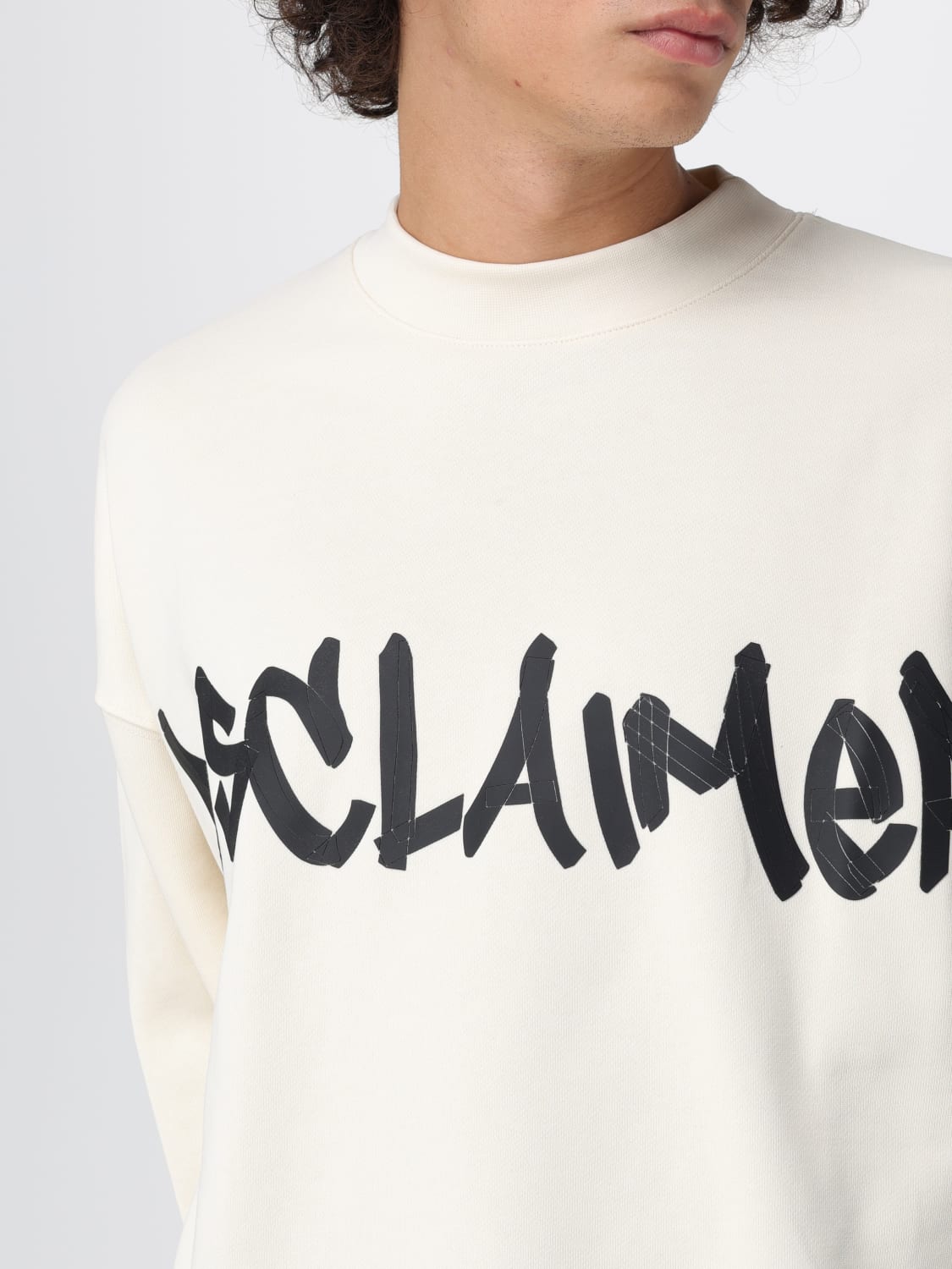 DISCLAIMER SWEATSHIRT: Pullover herren Disclaimer, Milch - Img 3