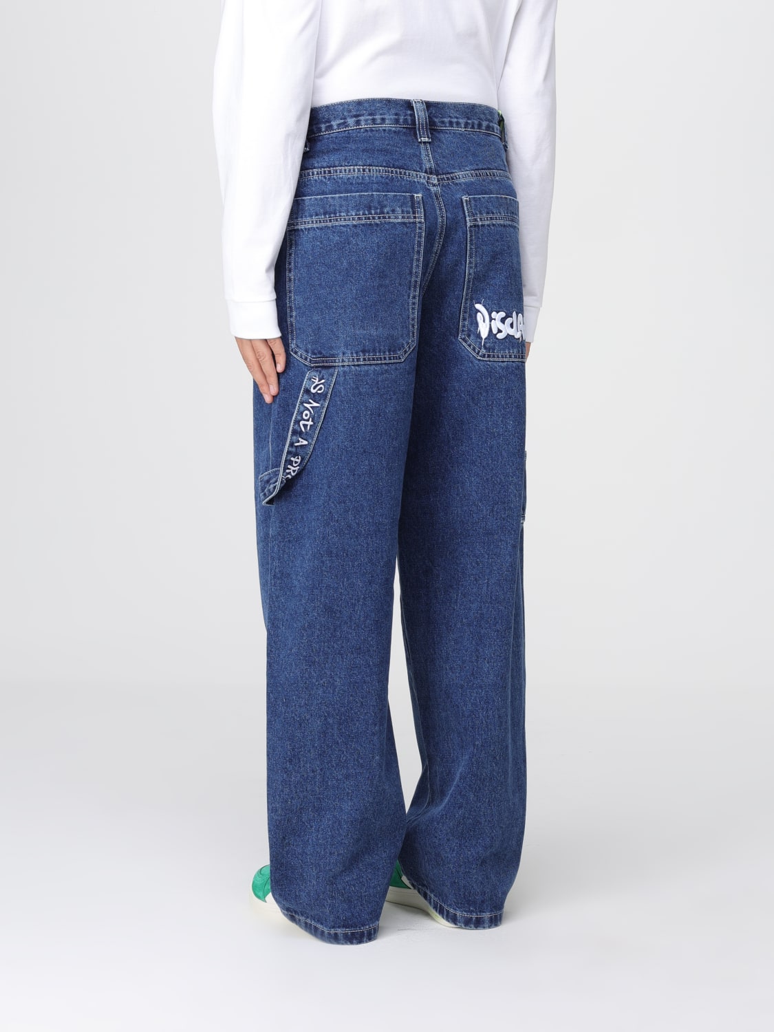 DISCLAIMER JEANS: Jeans homme Disclaimer, Bleu - Img 2