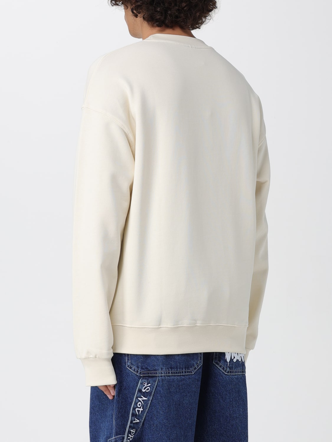 DISCLAIMER SWEATSHIRT: Pullover herren Disclaimer, Milch - Img 2