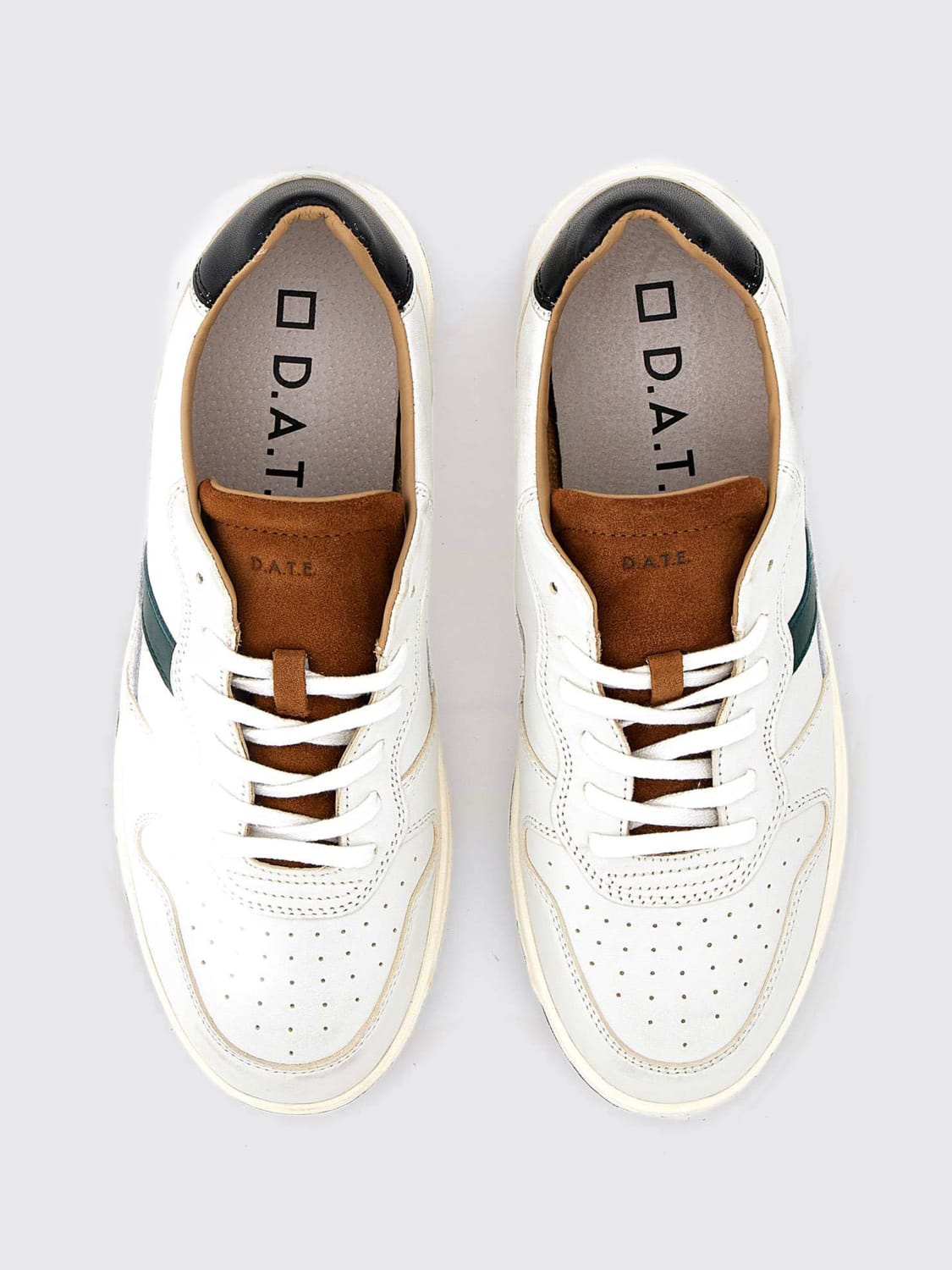 D.A.T.E. BASKETS: Baskets homme D.a.t.e., Blanc 1 - Img 4