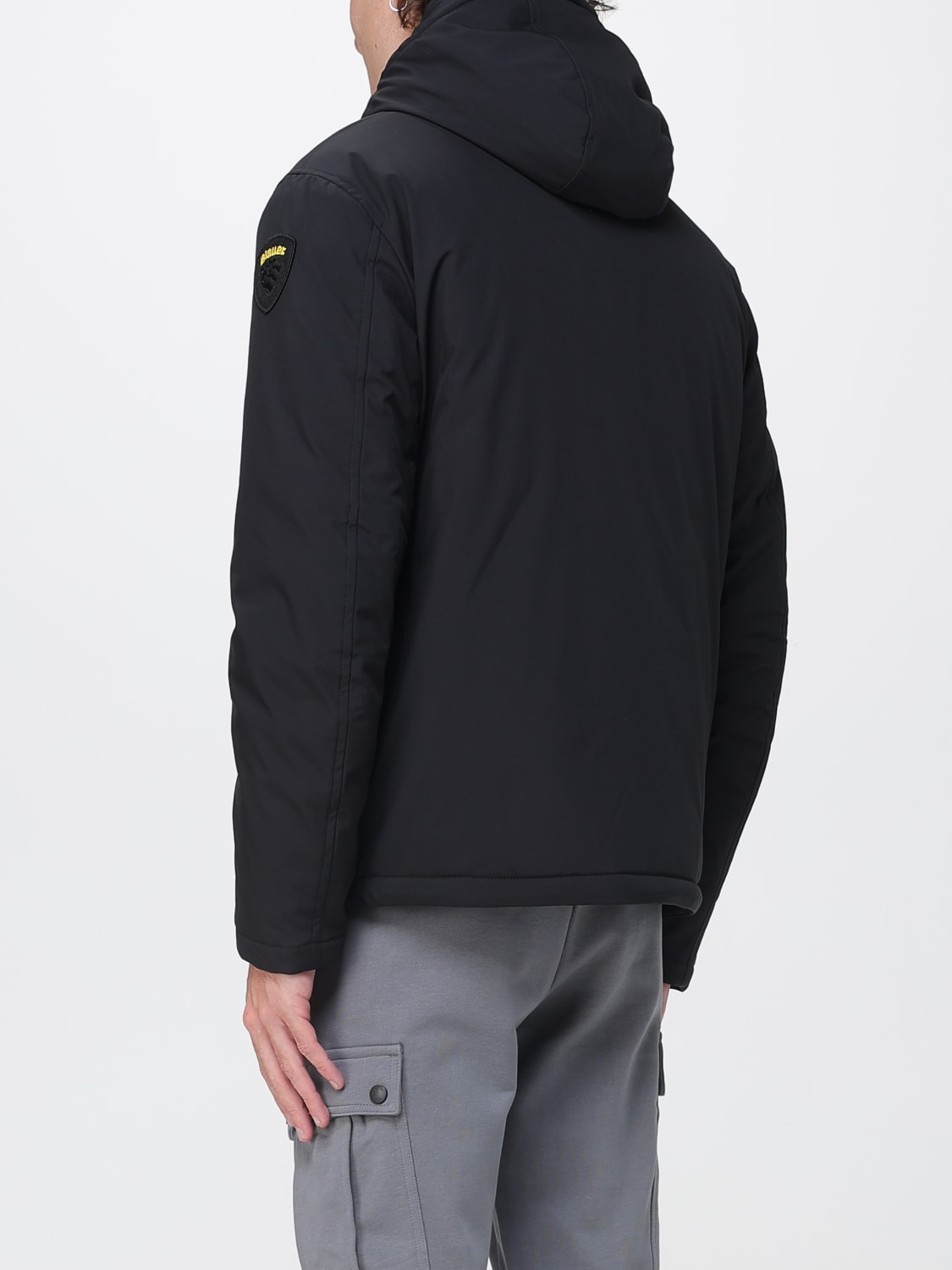 BLAUER ジャケット: ジャケット メンズ Blauer, ブラック - Img 2