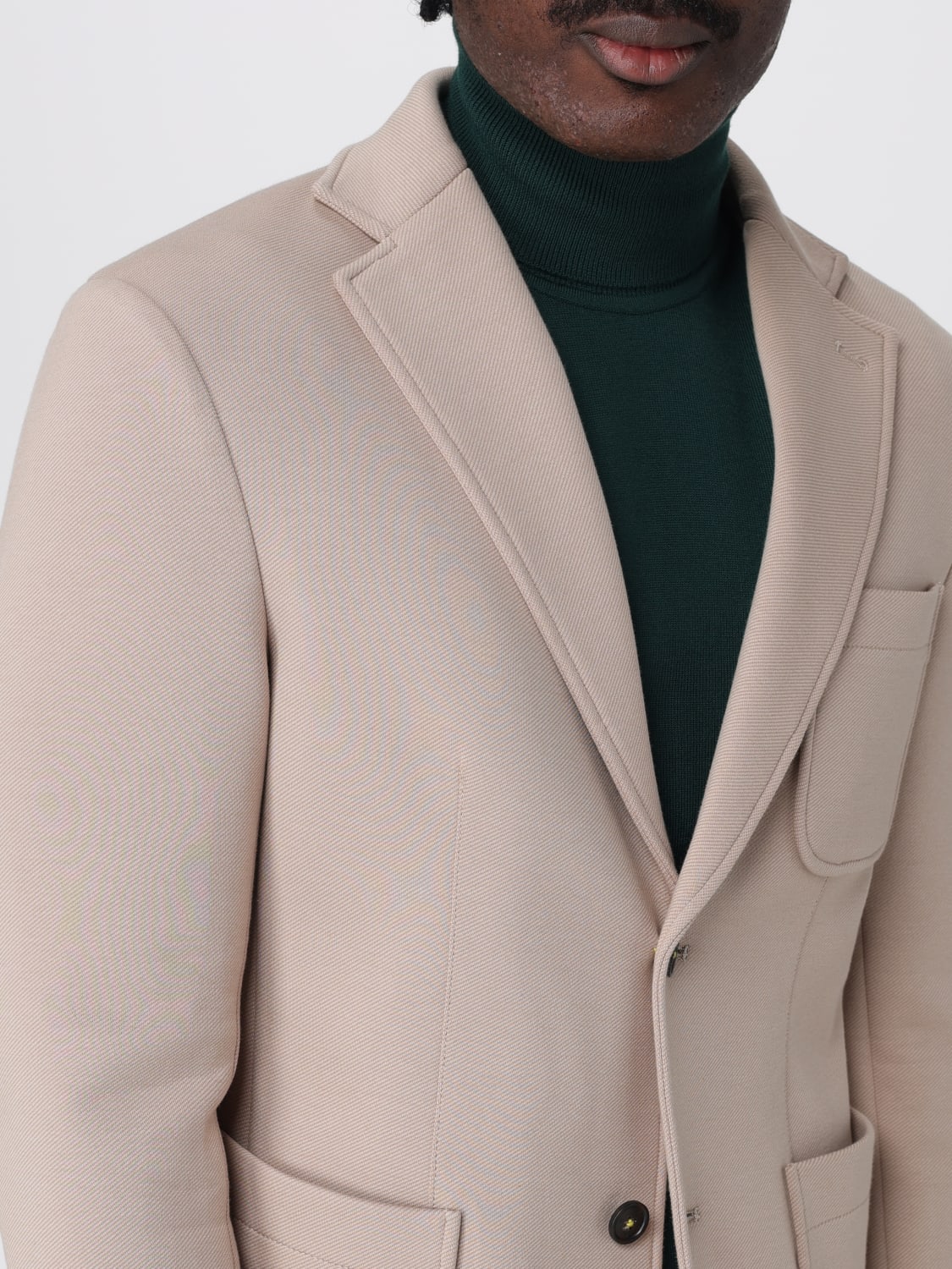 MANUEL RITZ JACKET: Jacket men Manuel Ritz, Beige - Img 4