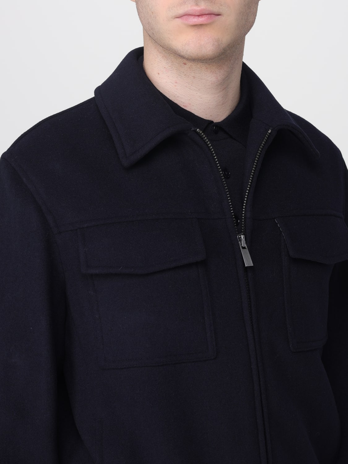 MANUEL RITZ JACKET: Jacket men Manuel Ritz, Blue - Img 4