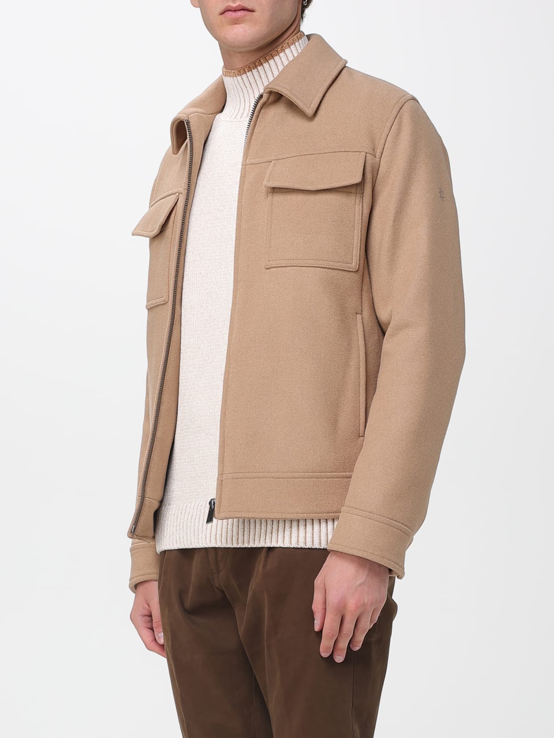 MANUEL RITZ JACKET: Jacket men Manuel Ritz, Camel - Img 3