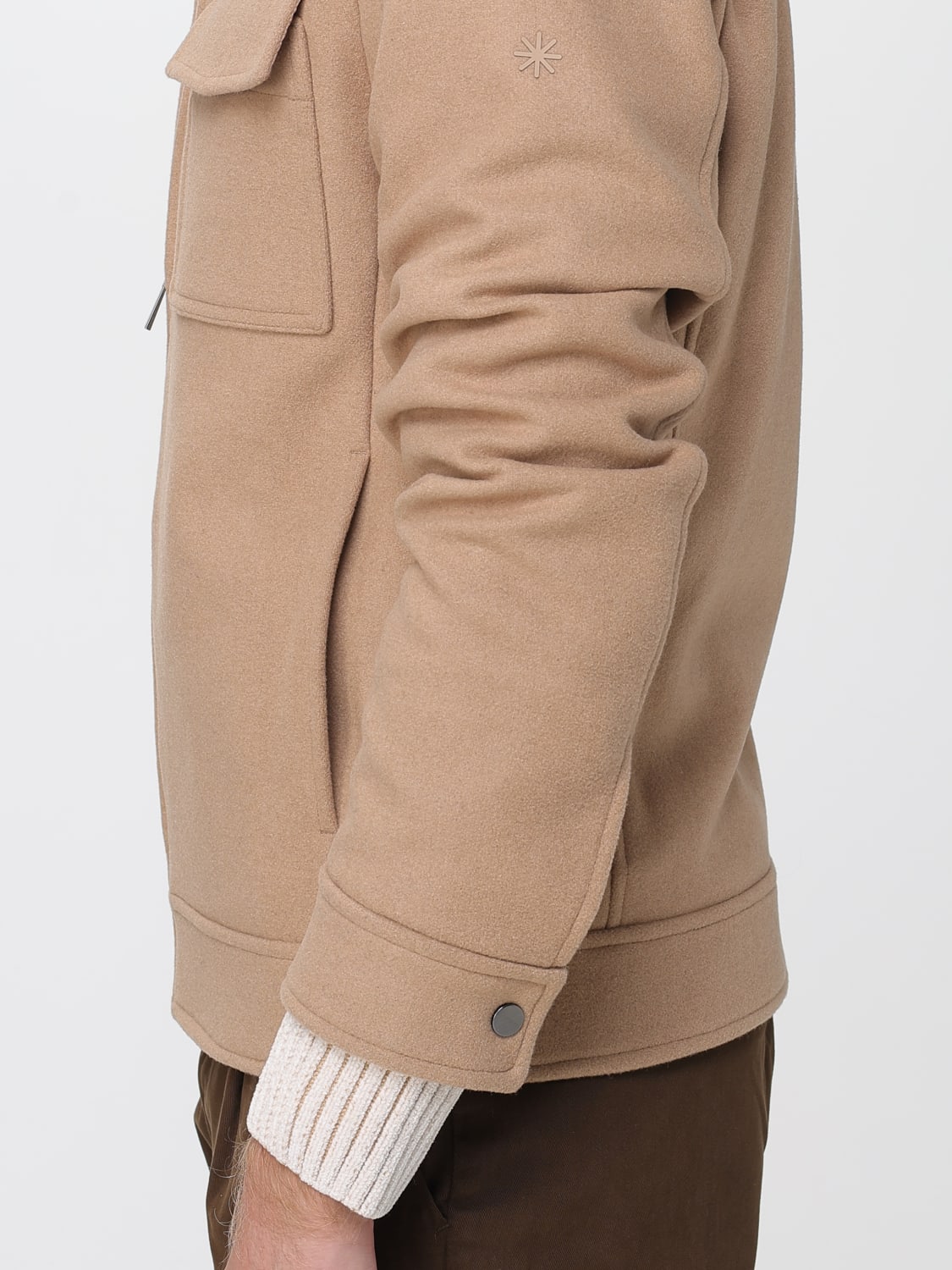 MANUEL RITZ JACKET: Jacket men Manuel Ritz, Camel - Img 4