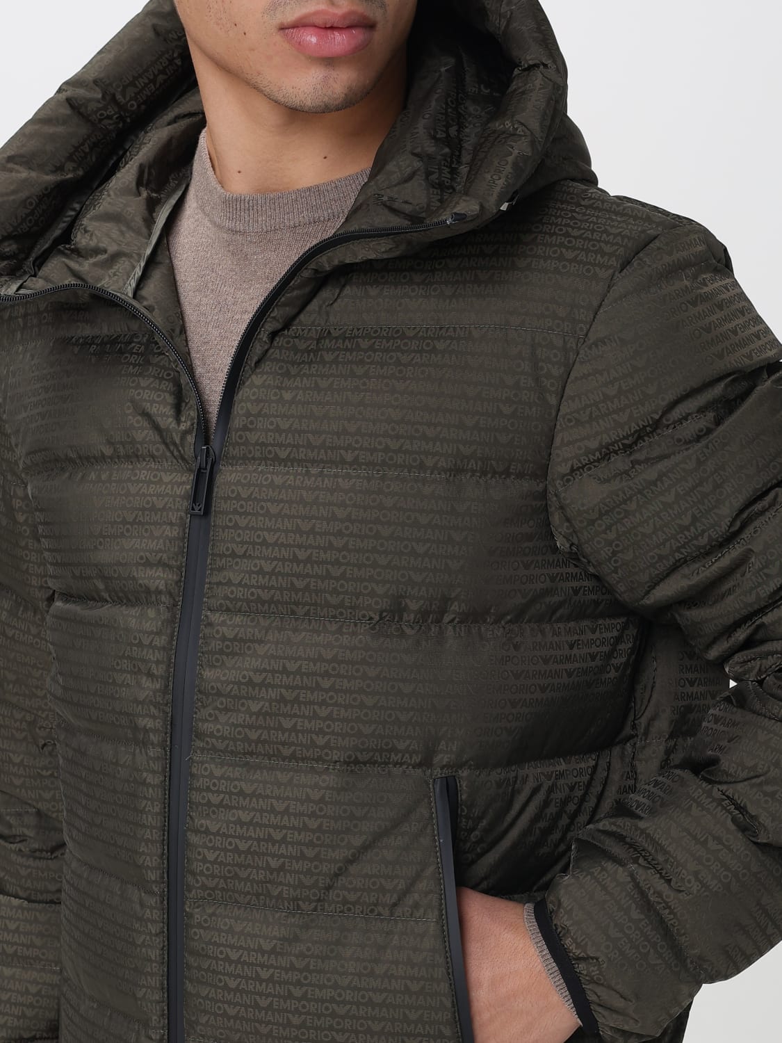 EMPORIO ARMANI JACKE: Blazer herren Emporio Armani, Grün - Img 4