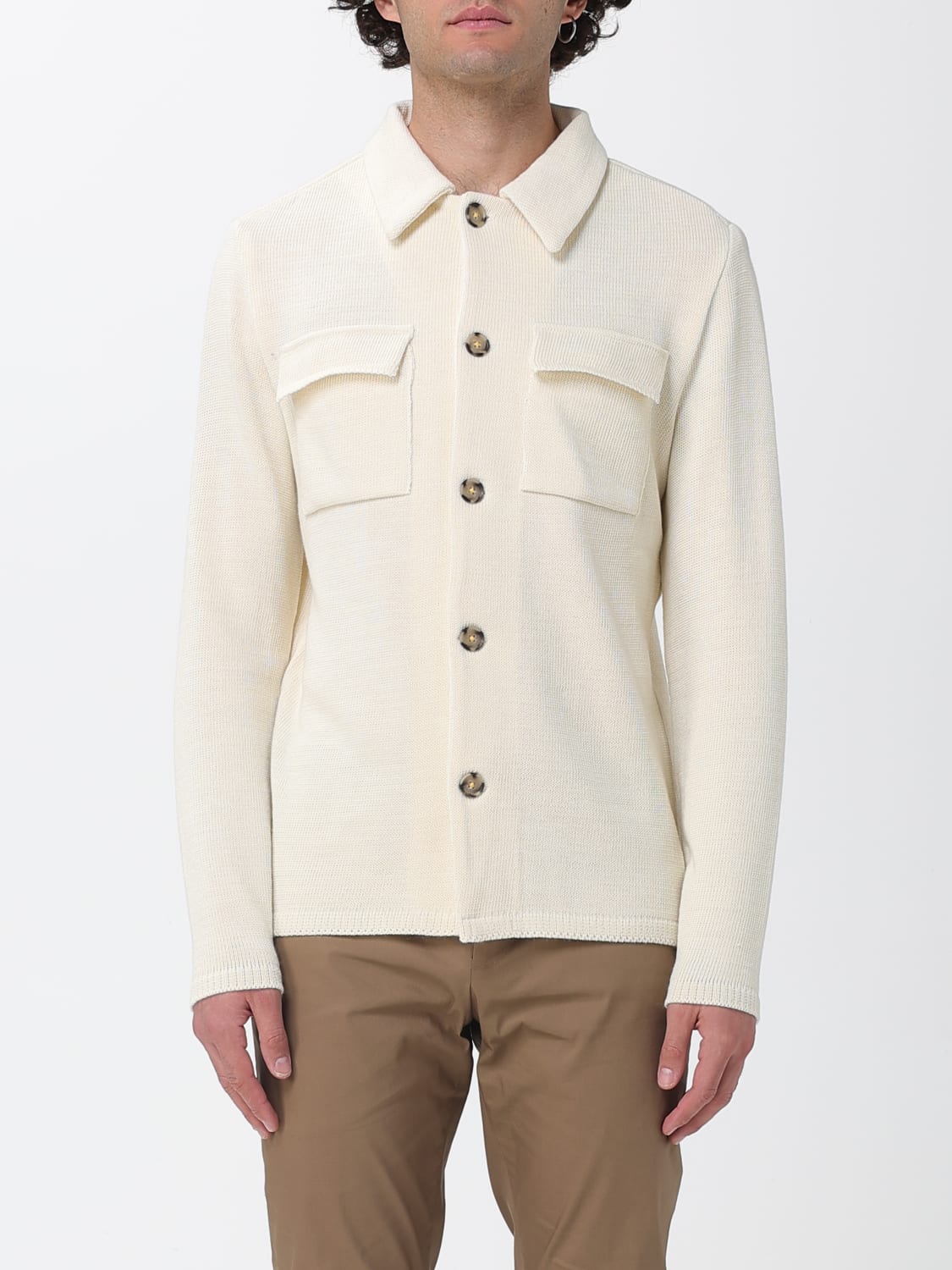 MANUEL RITZ JACKET: Sweater men Manuel Ritz, White - Img 1