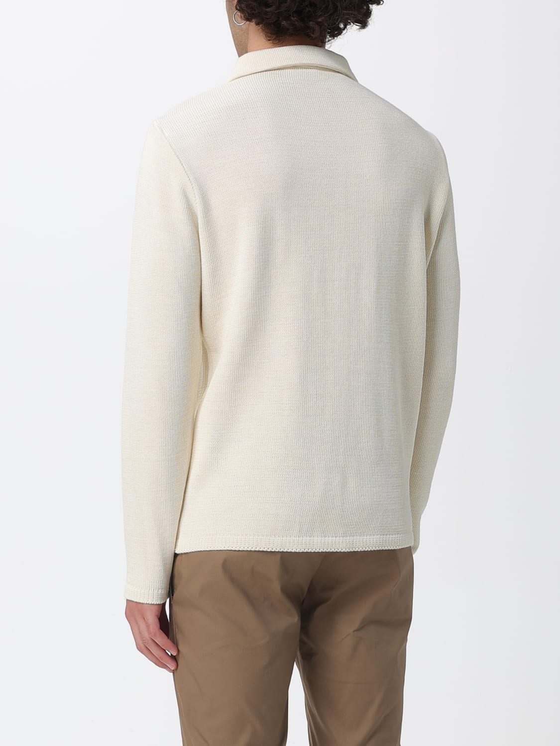 MANUEL RITZ JACKET: Sweater men Manuel Ritz, White - Img 2