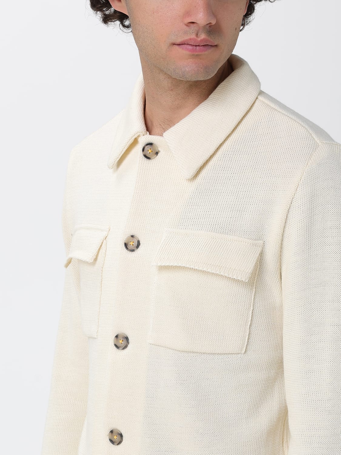 MANUEL RITZ JACKET: Sweater men Manuel Ritz, White - Img 3