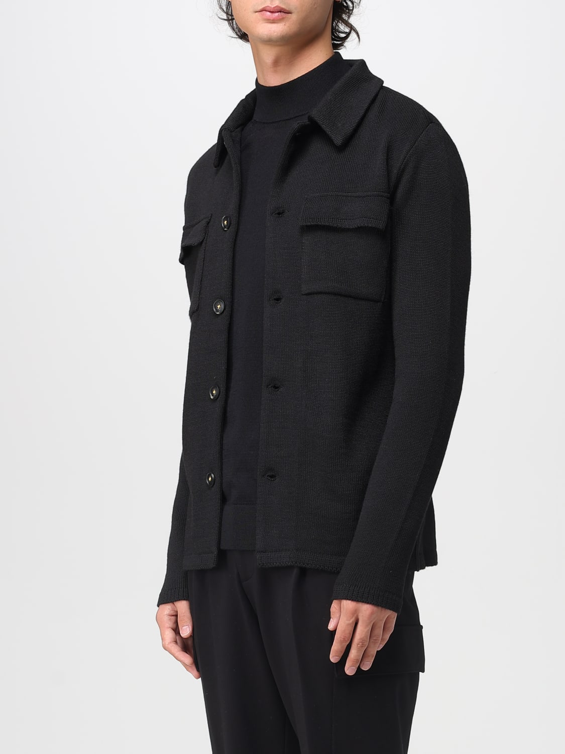 MANUEL RITZ JACKET: Sweater men Manuel Ritz, Black - Img 3