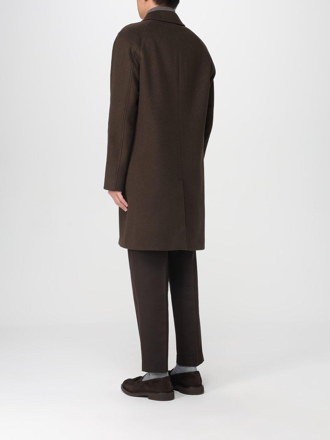 MANUEL RITZ COAT: Coat men Manuel Ritz, Brown - Img 2