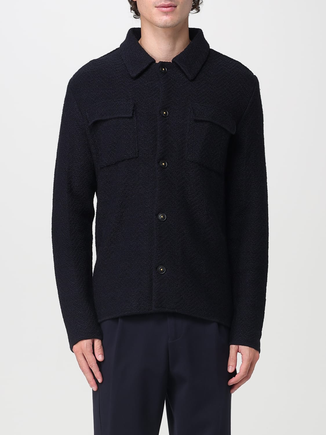 MANUEL RITZ JACKET: Sweater men Manuel Ritz, Blue - Img 1