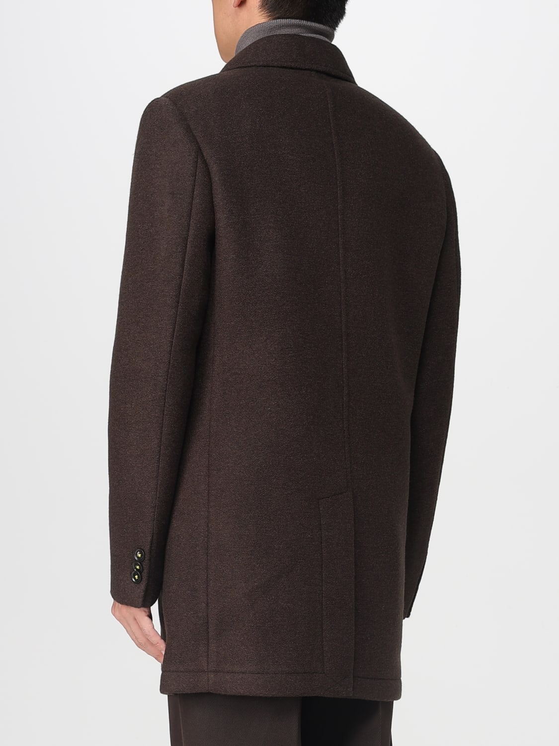 MANUEL RITZ COAT: Coat men Manuel Ritz, Brown - Img 2