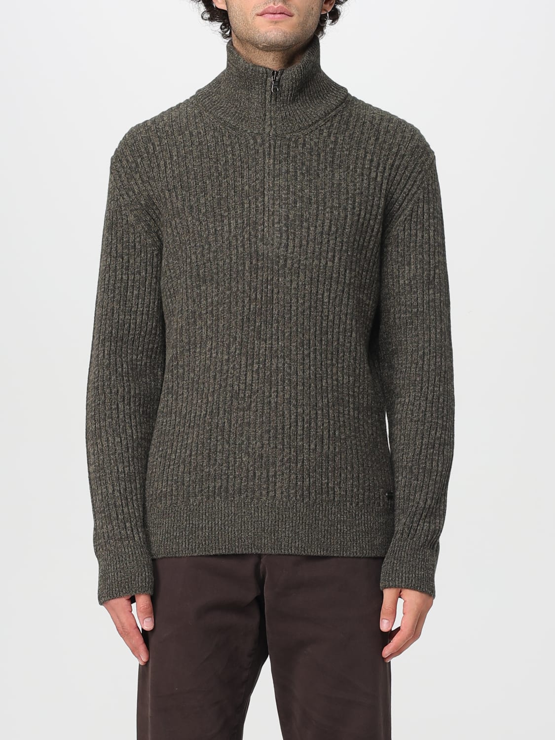 BROOKSFIELD SWEATER: Sweater men Brooksfield, Green - Img 1