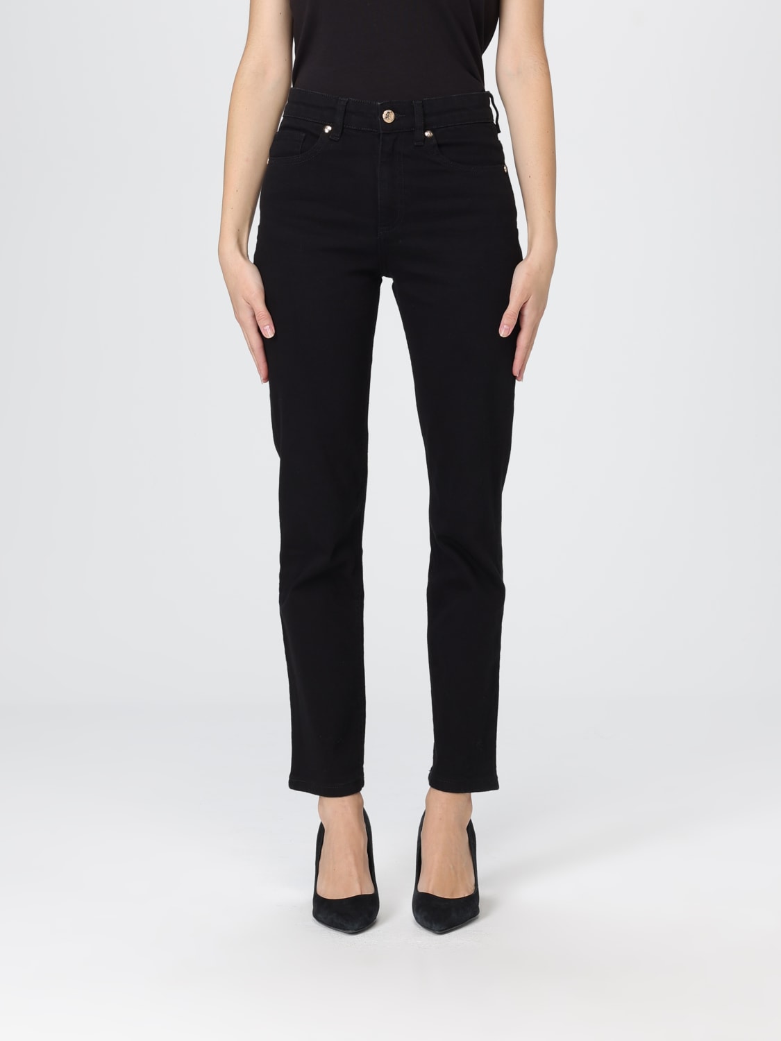 JUST CAVALLI JEANS: Pants woman Just Cavalli, Black - Img 1