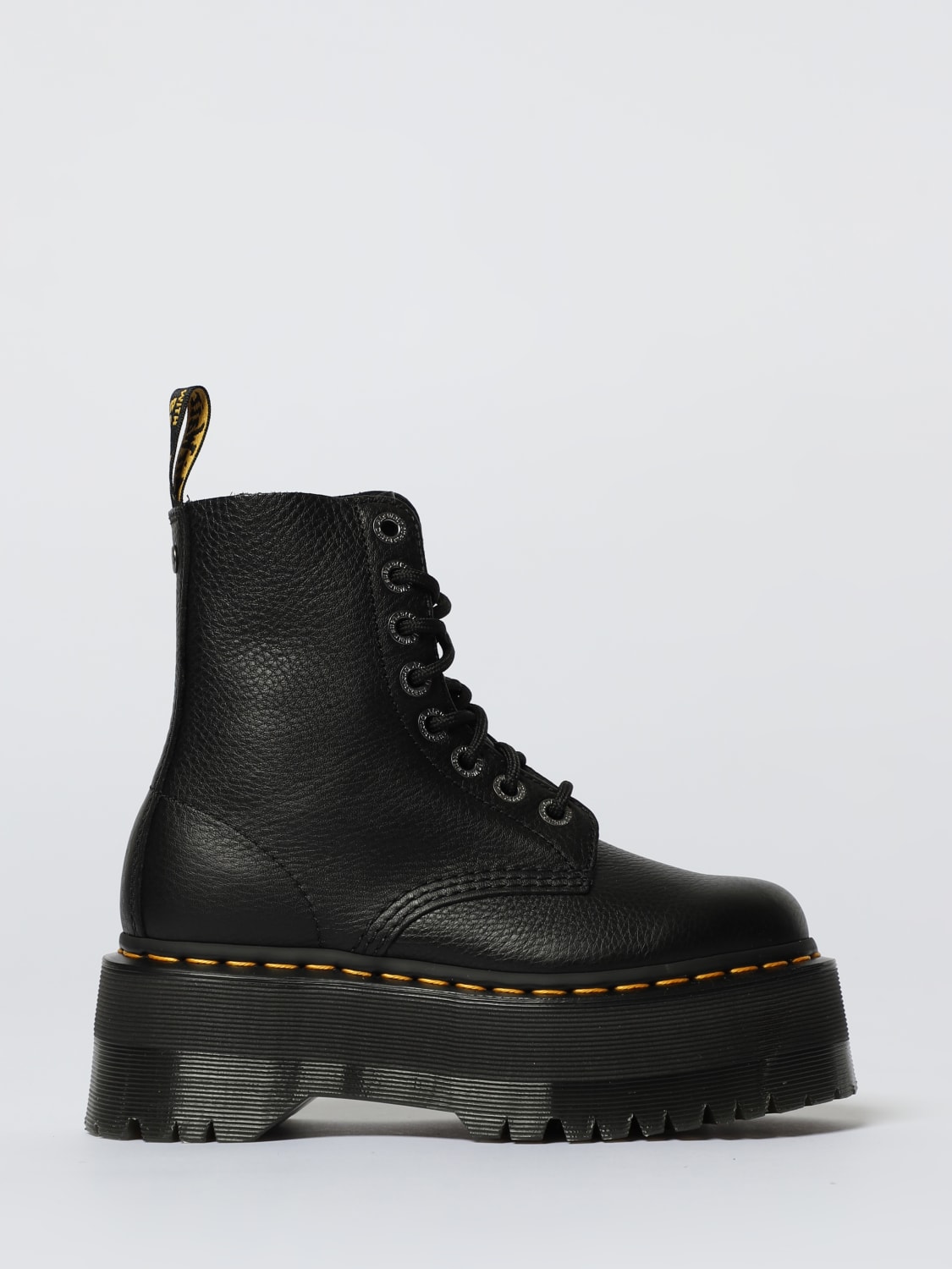 DR. MARTENS BOOTS: Flat ankle boots woman Dr. Martens, Black - Img 1