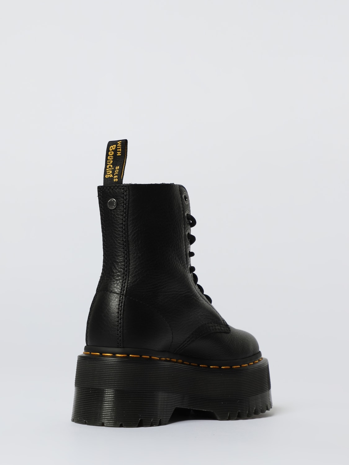 DR. MARTENS BOOTS: Flat ankle boots woman Dr. Martens, Black - Img 3