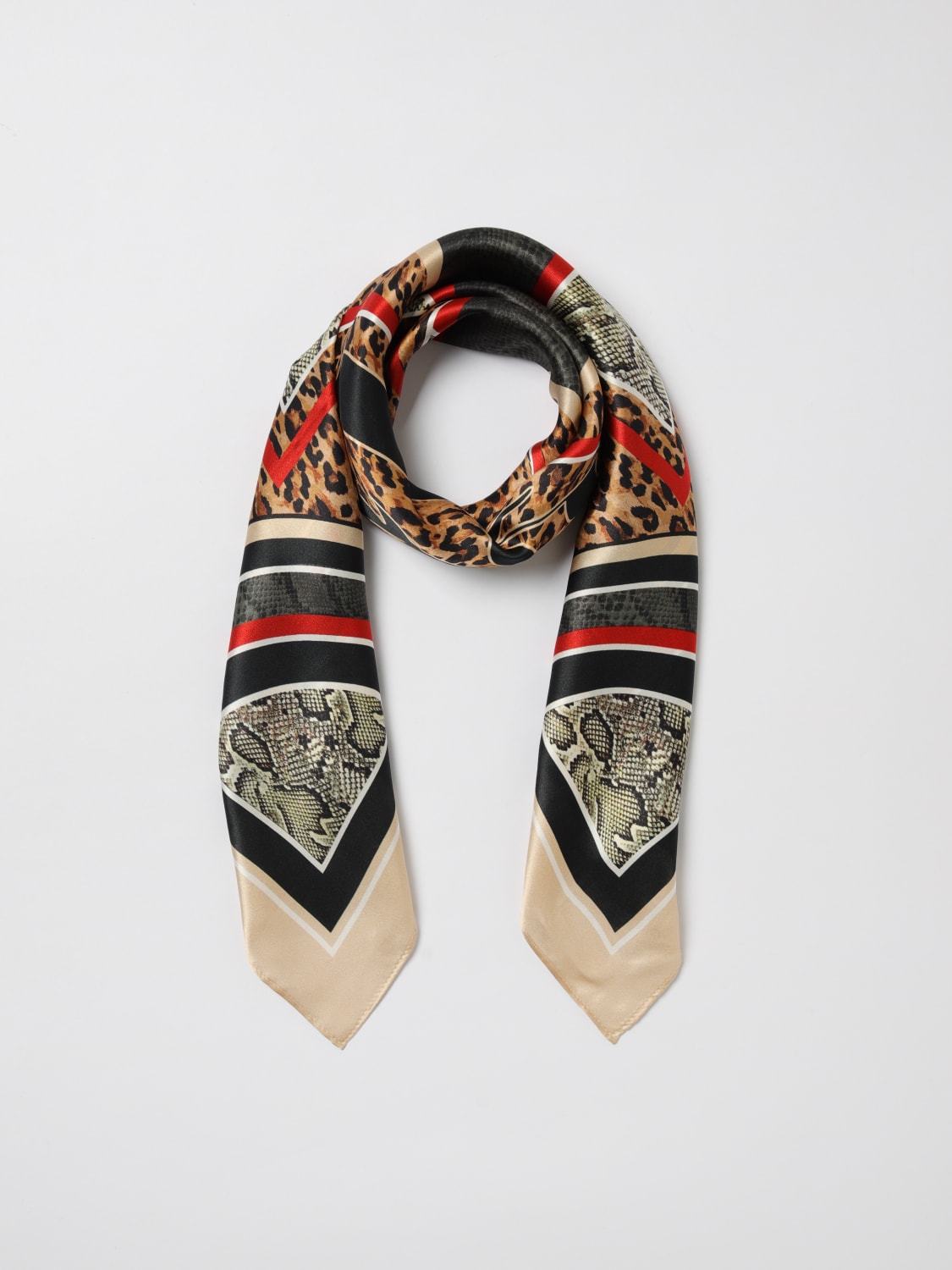 JUST CAVALLI FULAR: Bufanda mujer Just Cavalli, Negro 1 - Img 2