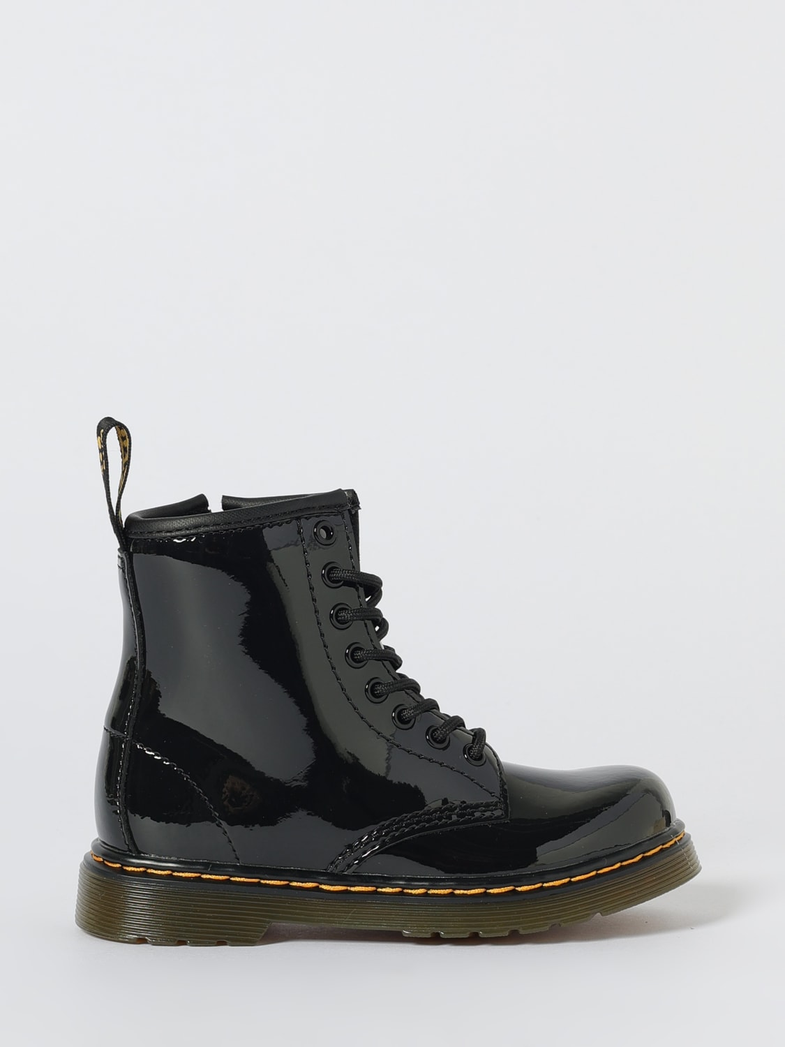 DR. MARTENS SCARPE: Stivaletto 1460 Dr. Martens in vernice , Nero - Img 1