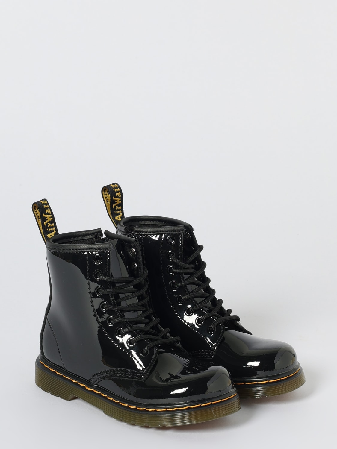 DR. MARTENS SCARPE: Stivaletto 1460 Dr. Martens in vernice , Nero - Img 2