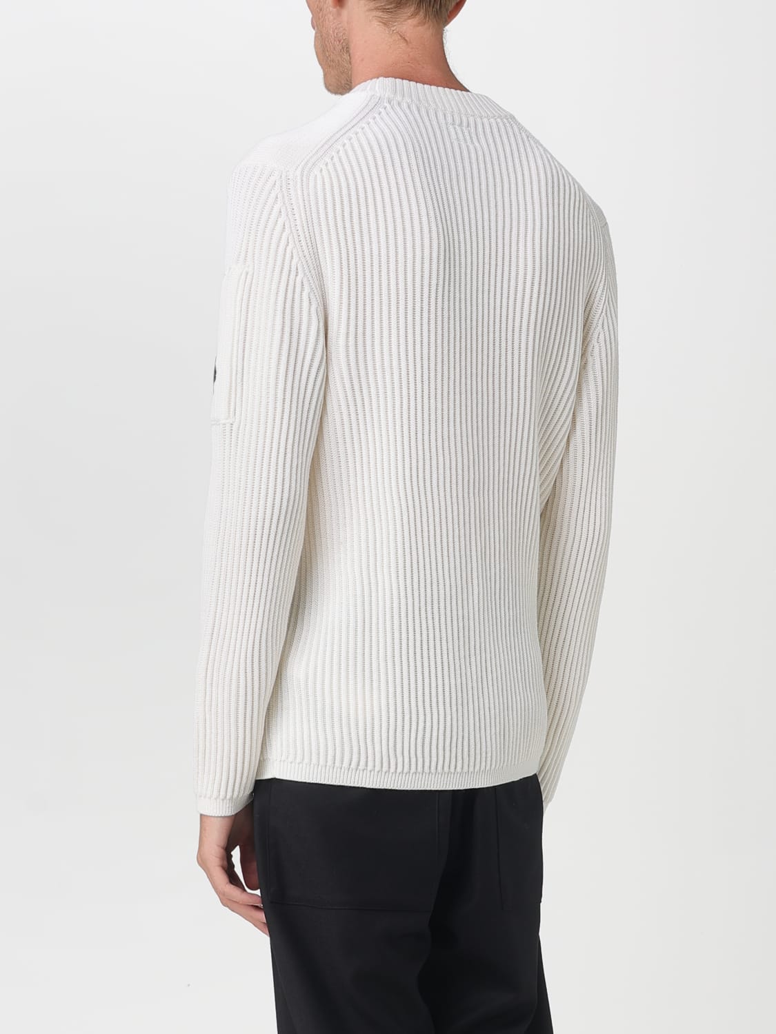 C.P. COMPANY SWEATER: Sweater men C.P. Company, White - Img 2
