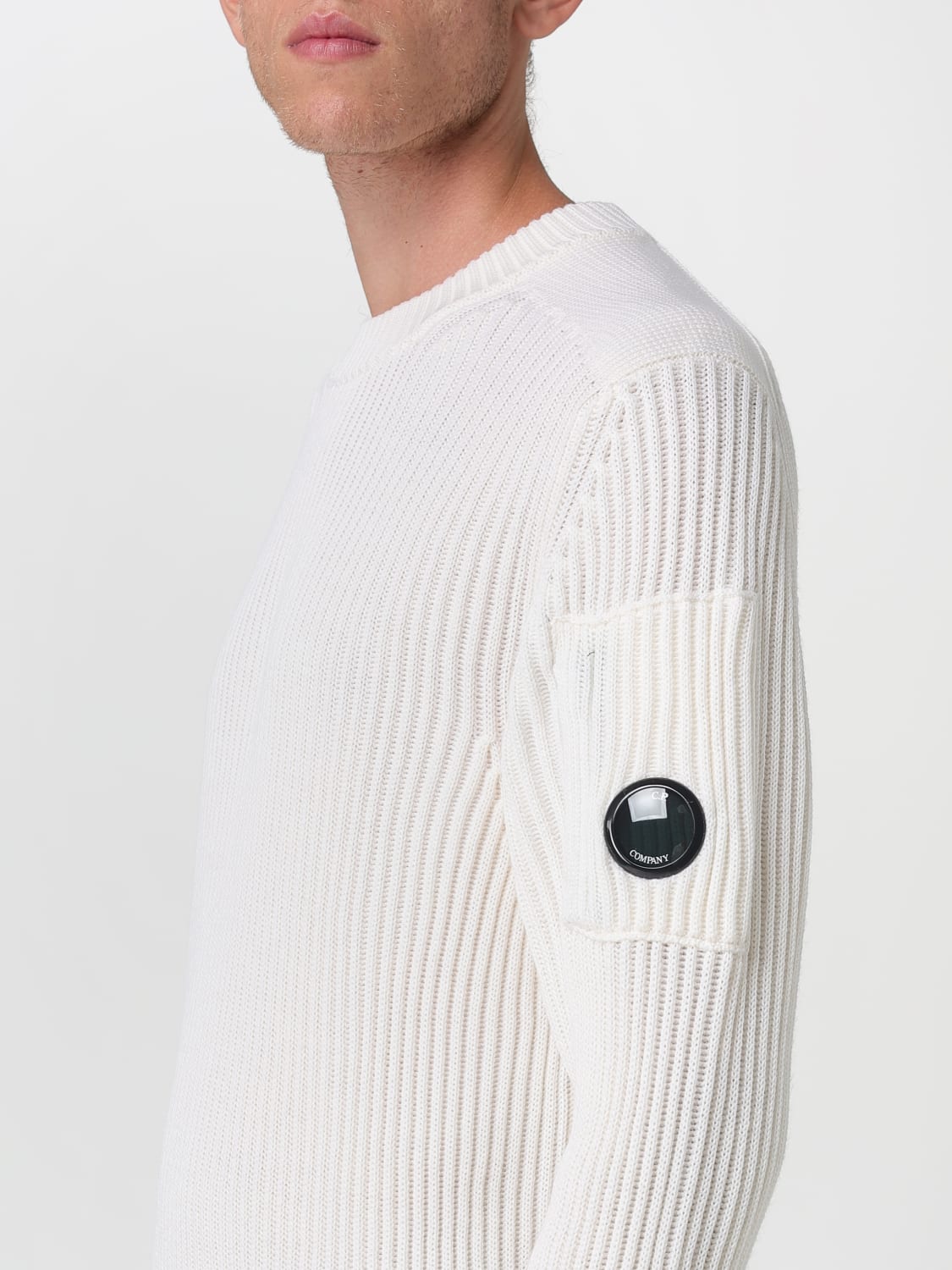 C.P. COMPANY SWEATER: Sweater men C.P. Company, White - Img 3