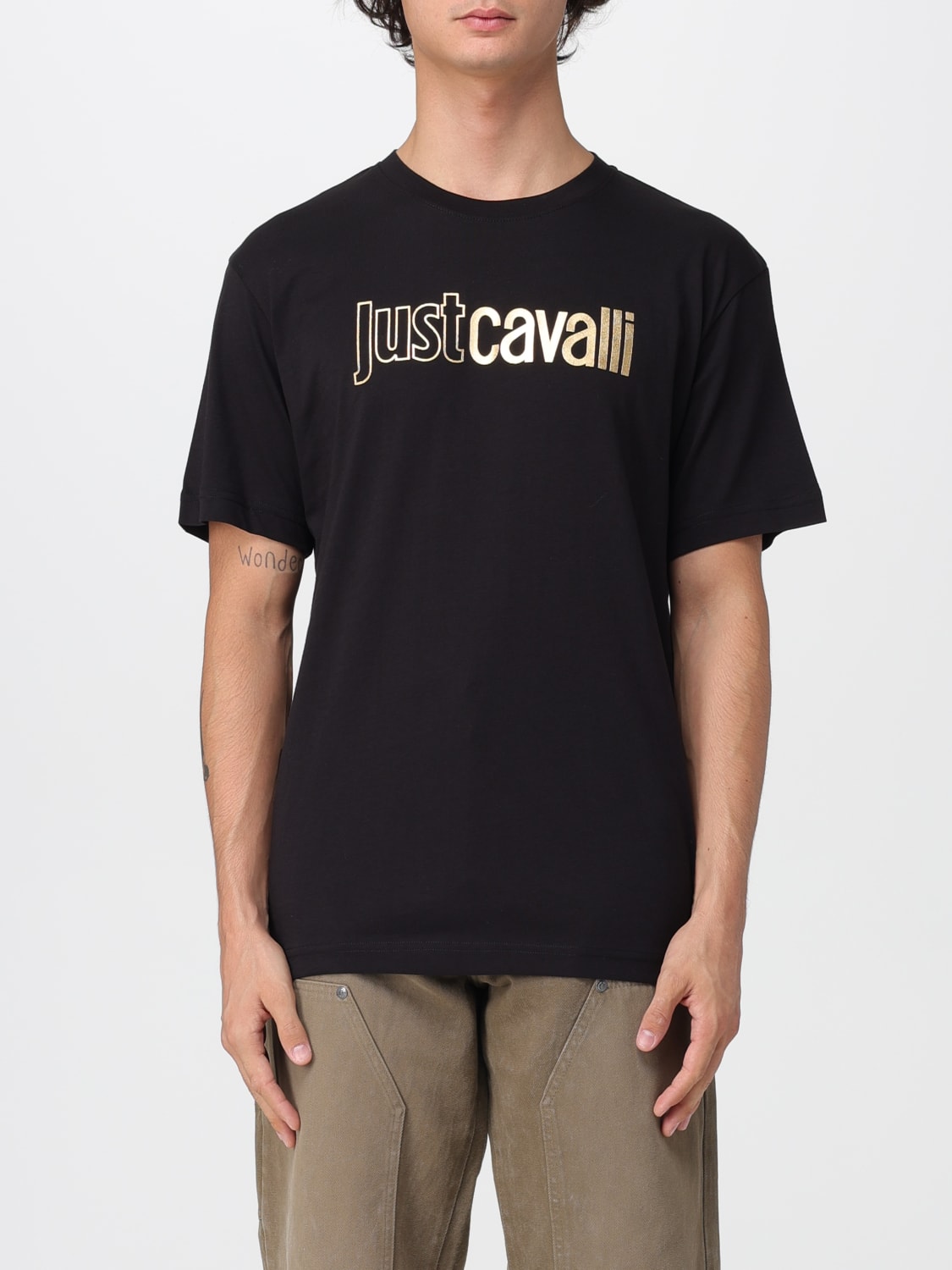 JUST CAVALLI T-SHIRT: T-shirt men Just Cavalli, Black - Img 1