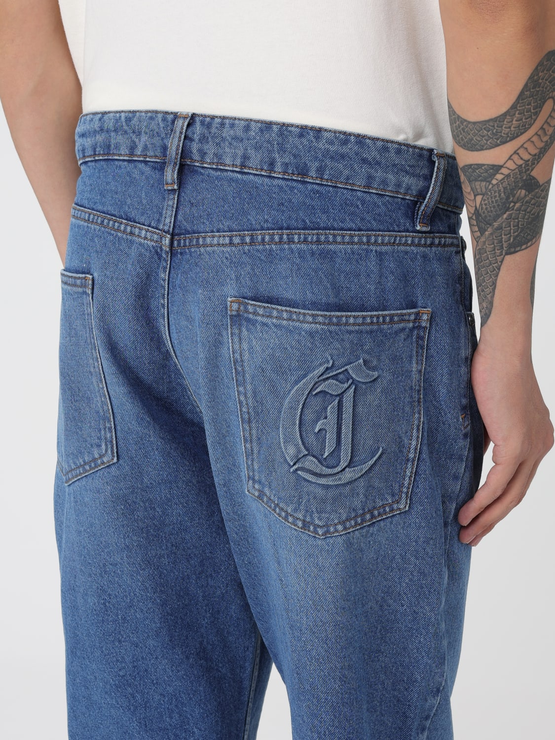 JUST CAVALLI JEANS: Pants men Just Cavalli, Blue - Img 3