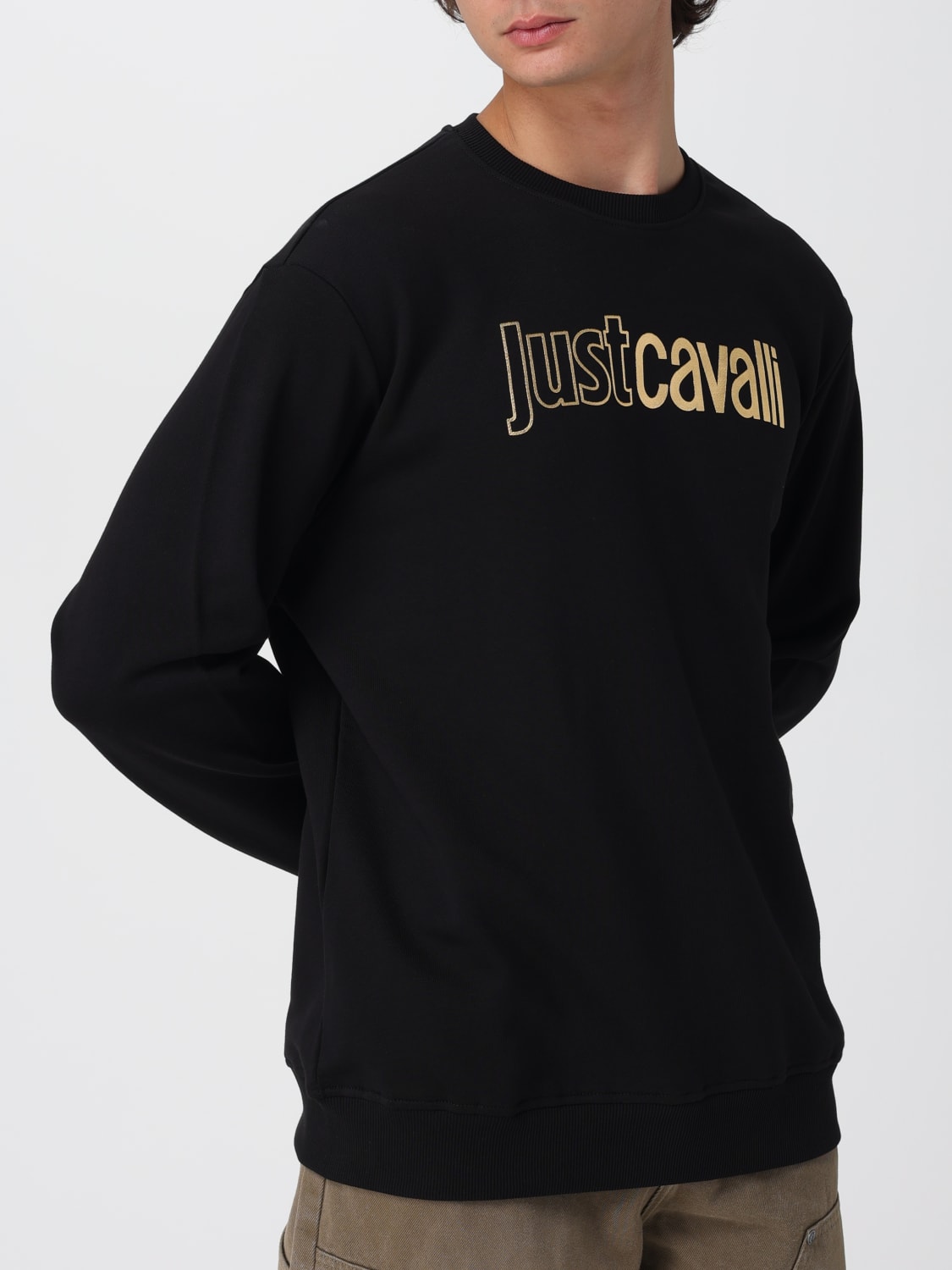 JUST CAVALLI ТОЛСТОВКА: Свитер Мужское Just Cavalli, Черный - Img 3