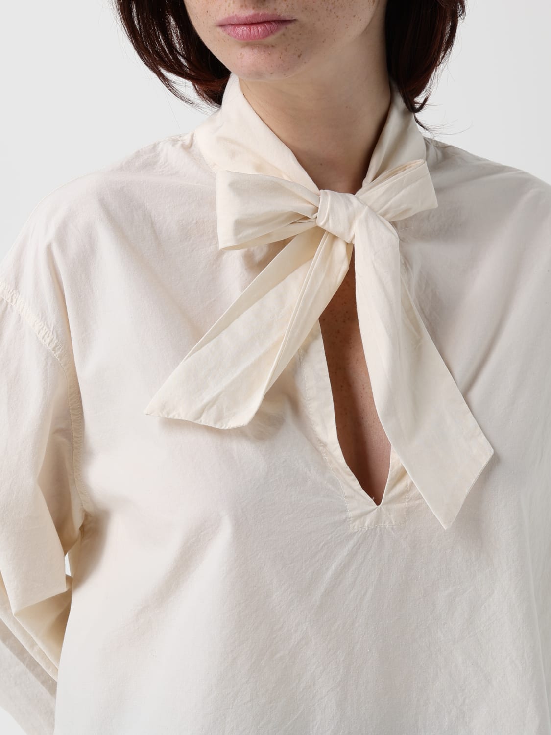 BARENA TOP: Shirt woman Barena, Ecru - Img 4