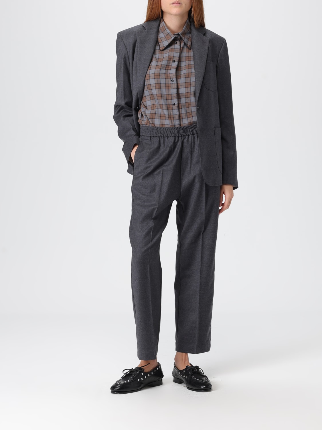 BARENA SHIRT: Shirt woman Barena, Brown - Img 2