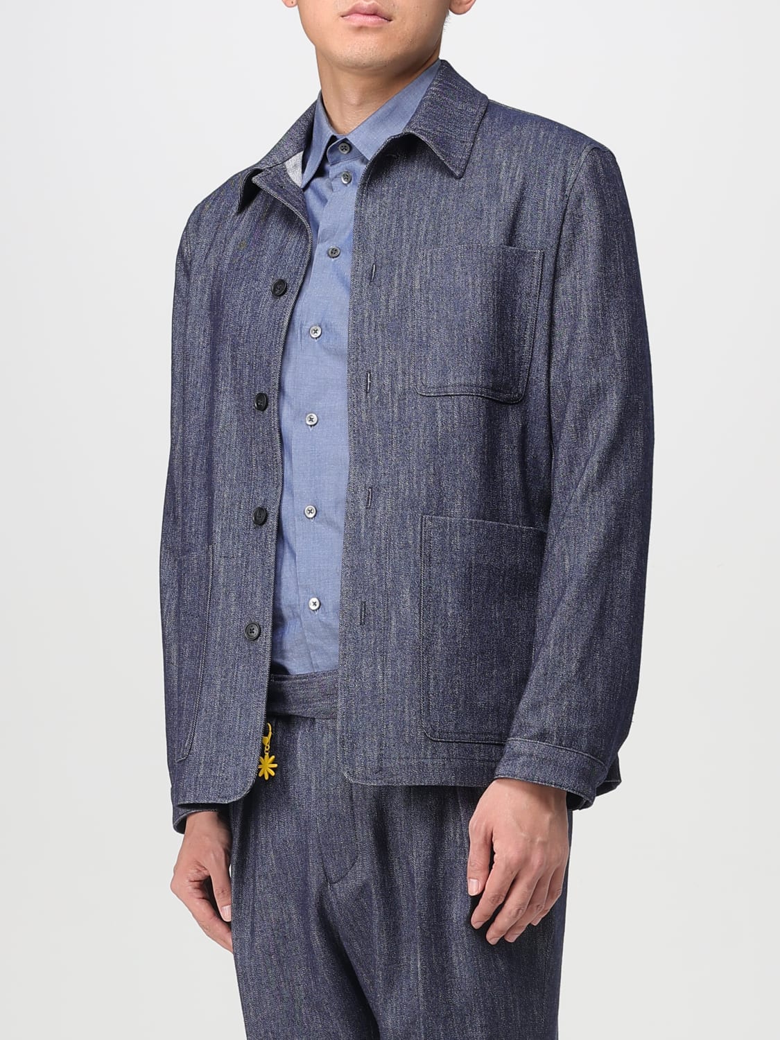 MANUEL RITZ JACKET: Jacket men Manuel Ritz, Blue - Img 4